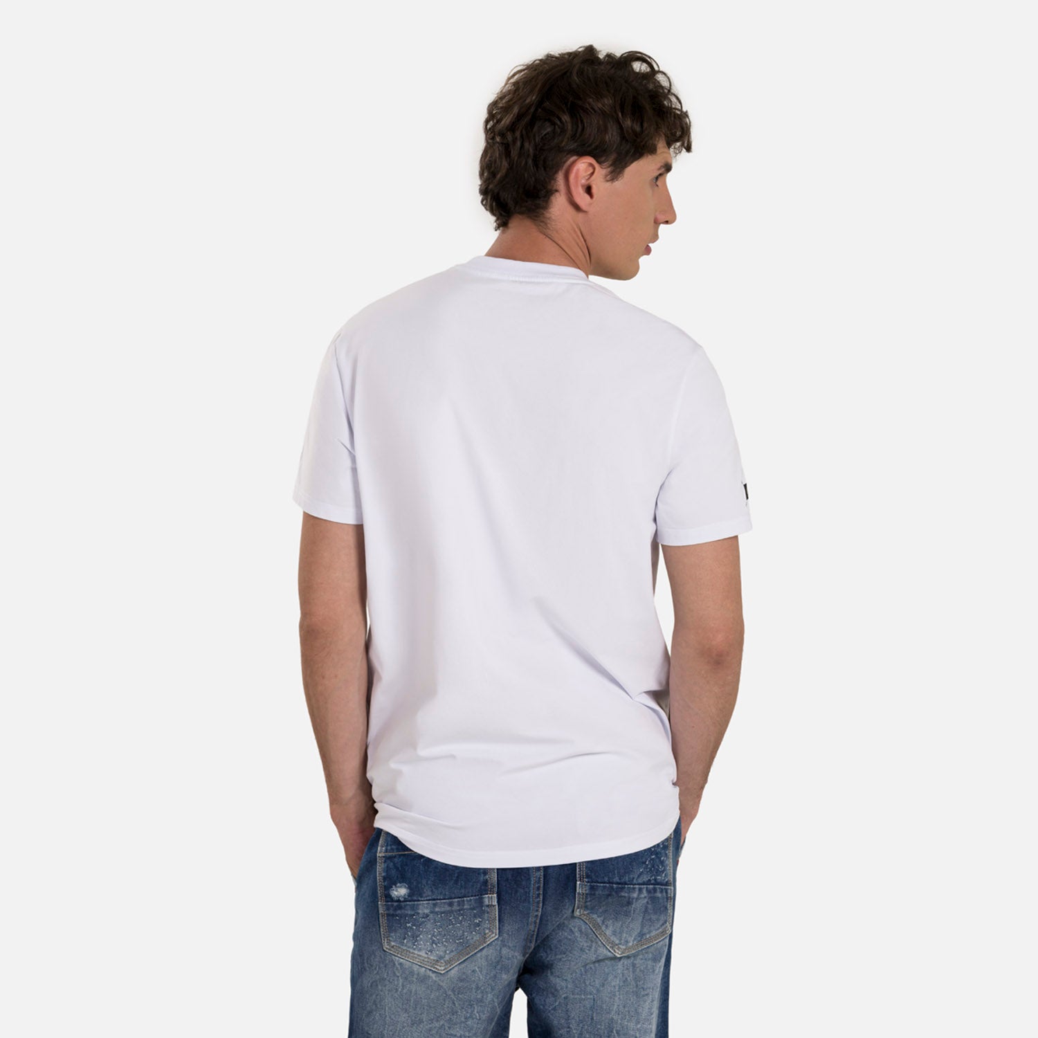 CAMISETA PREMIUM MANGA CORTA COLOR BLANCO OPTICO
