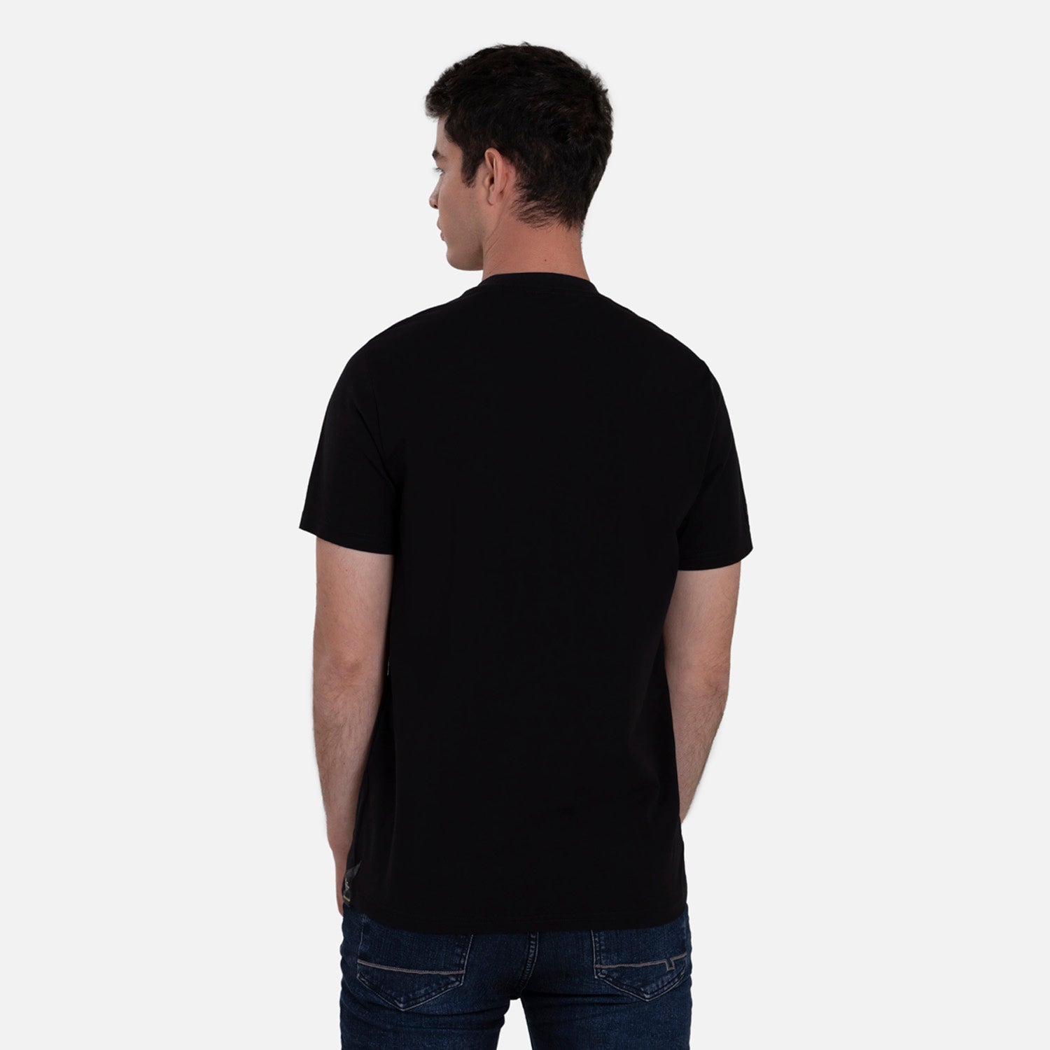 CAMISETA PREMIUM MANGA CORTA COLOR NEGRO