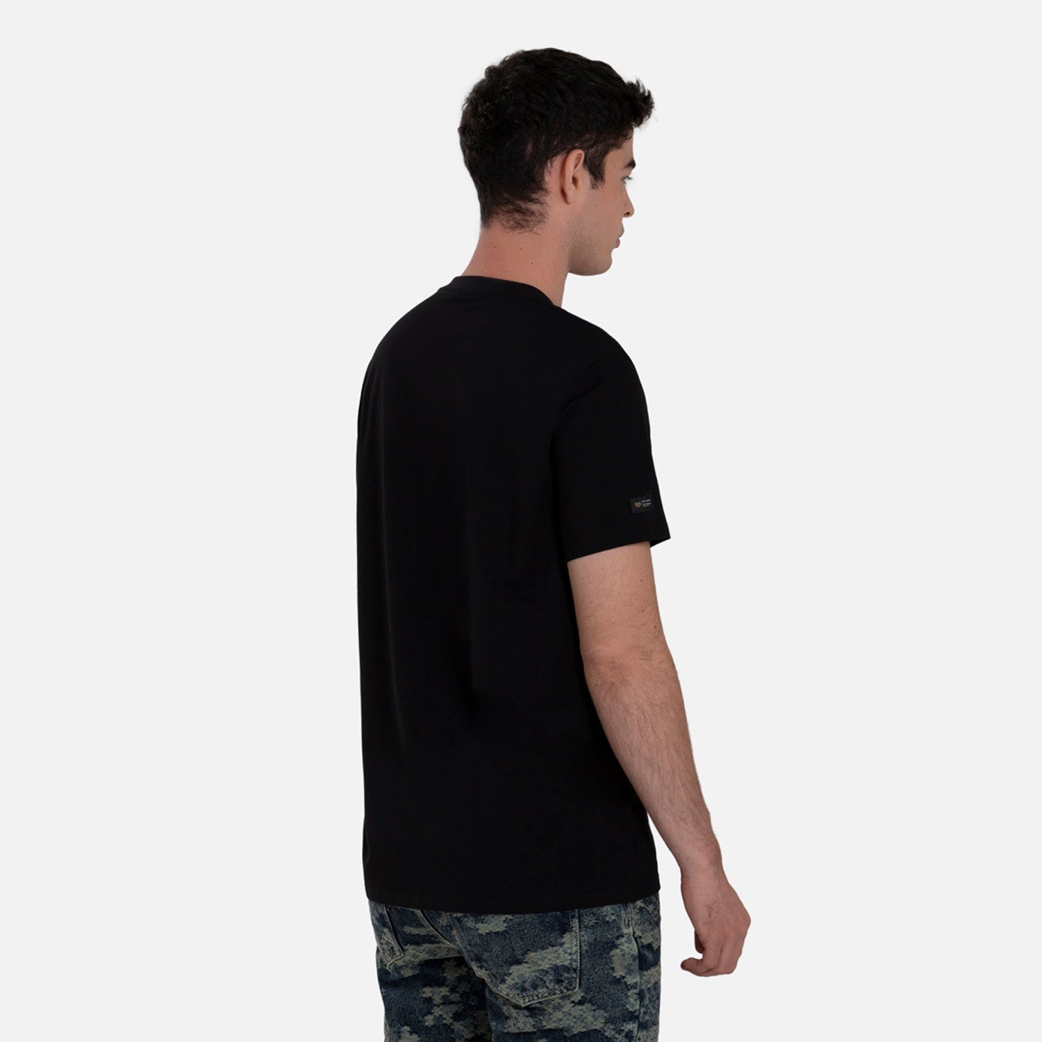 CAMISETA PREMIUM MANGA CORTA COLOR NEGRO