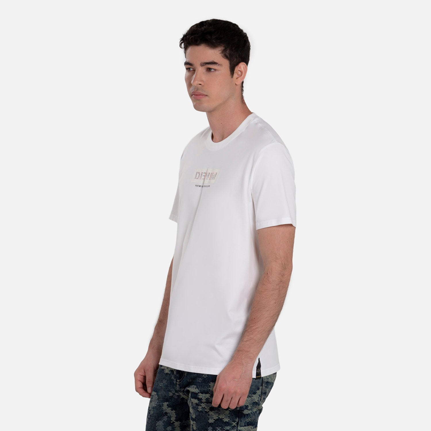 CAMISETA PREMIUM MANGA CORTA COLOR IVORY