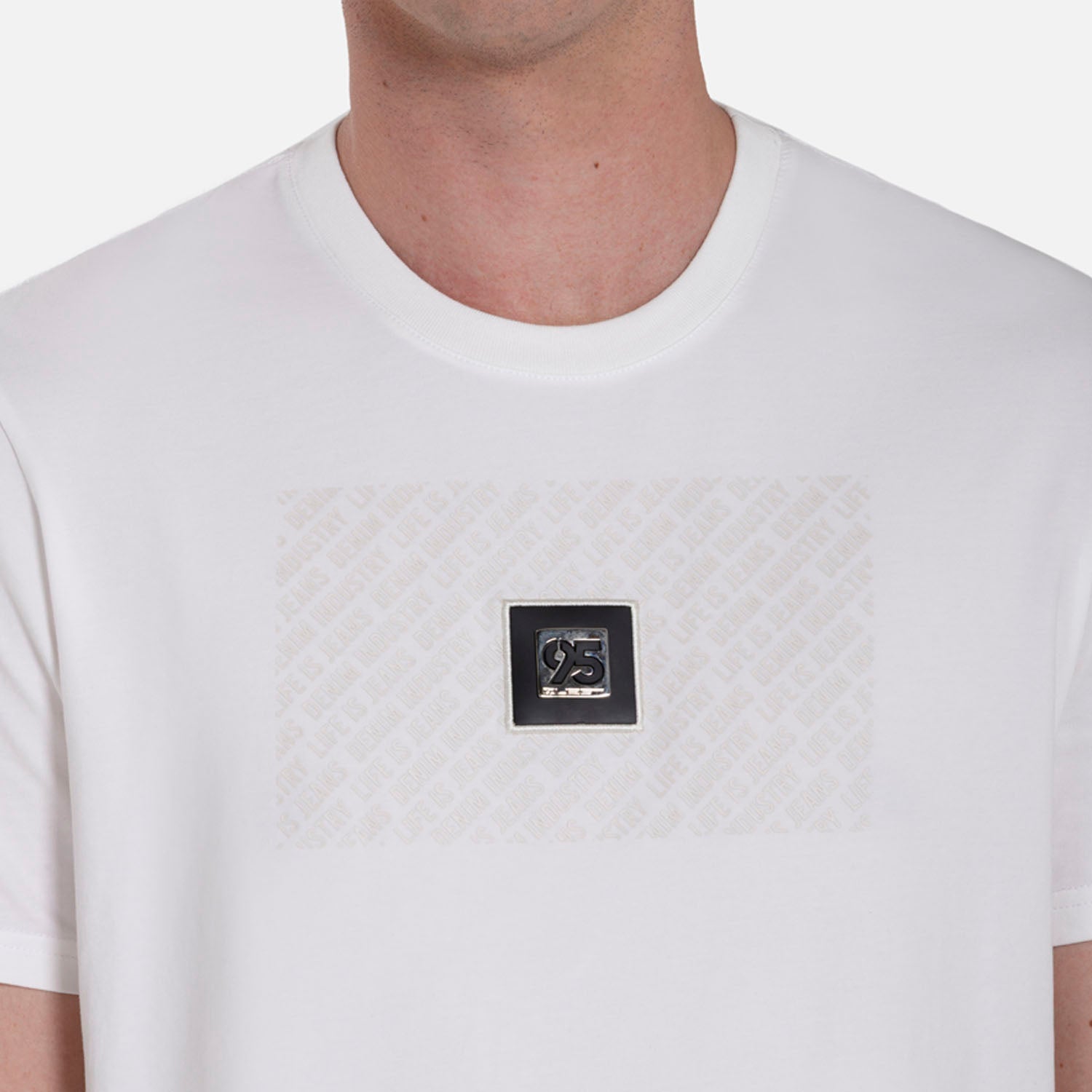 CAMISETA PREMIUM MANGA CORTA COLOR IVORY