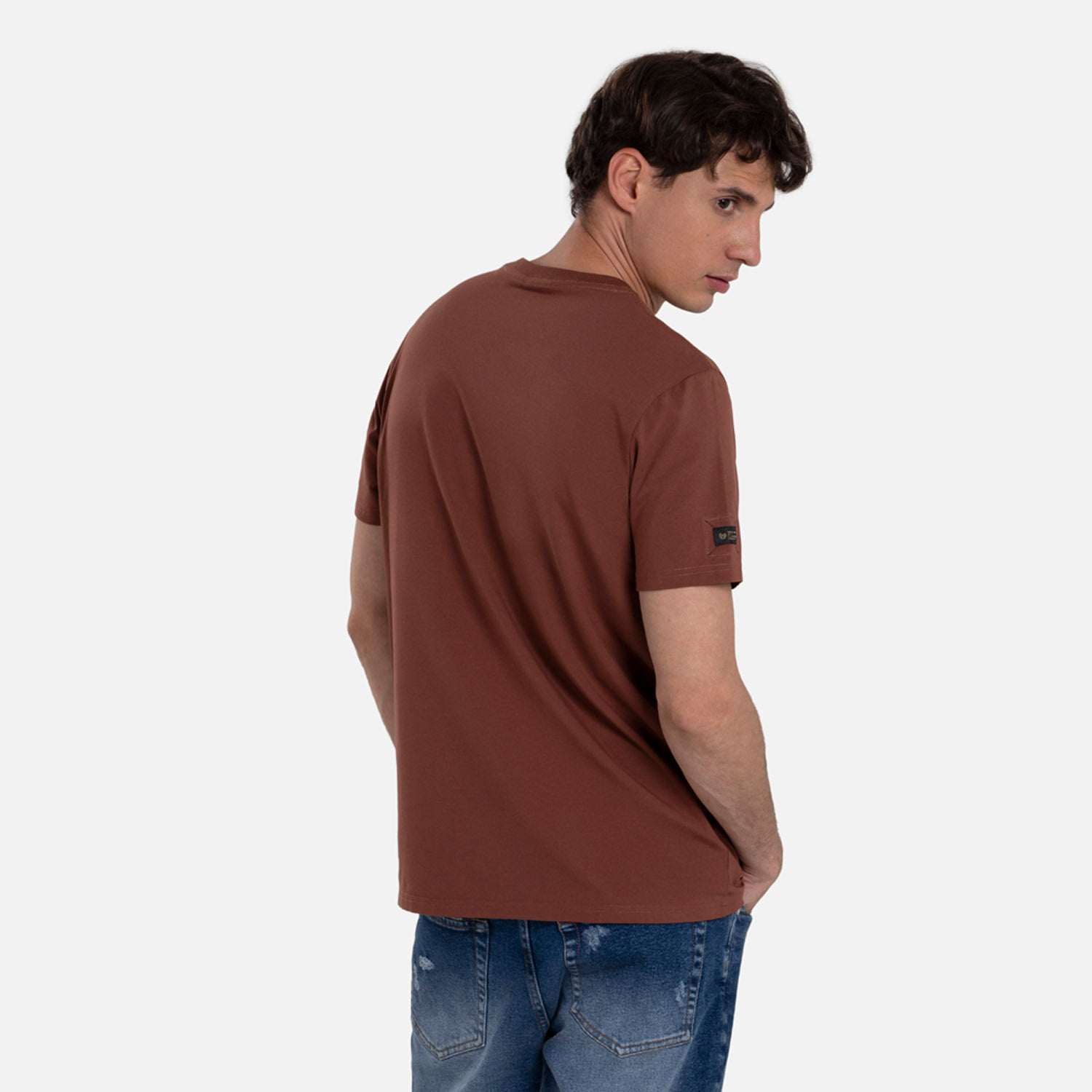 CAMISETA PREMIUM MANGA CORTA COLOR BRUNETTE