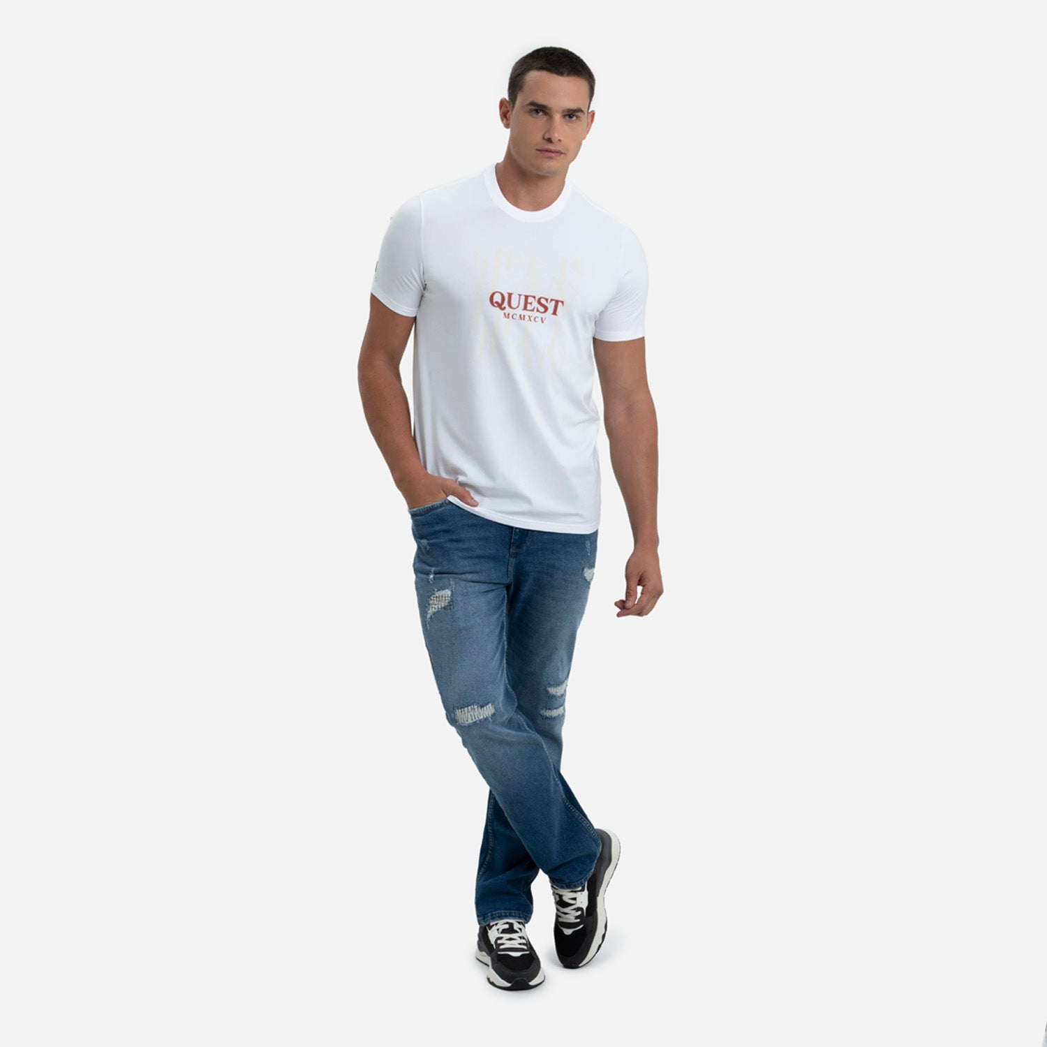 CAMISETA PREMIUM MANGA CORTA COLOR IVORY