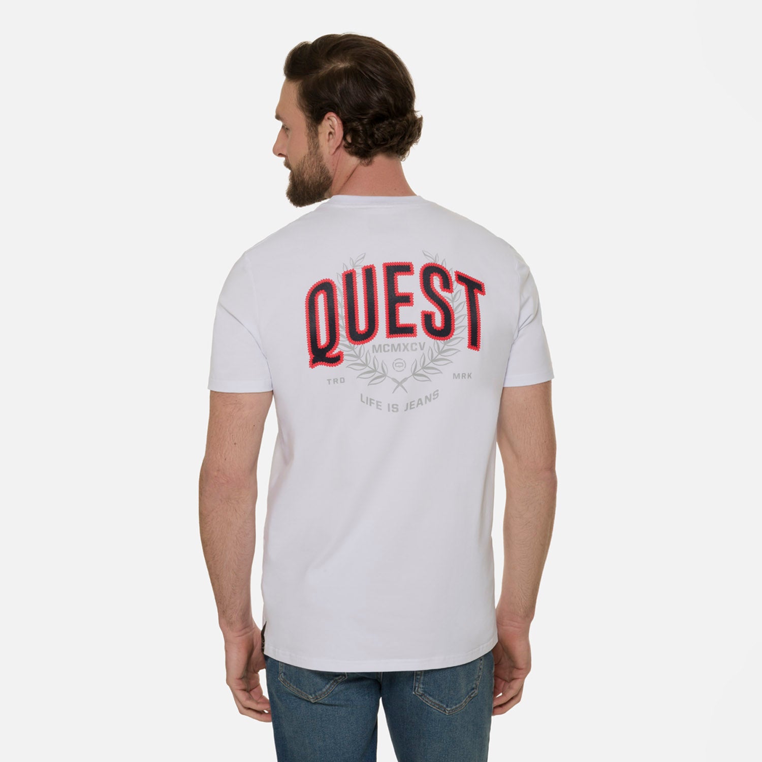 CAMISETA PREMIUM MANGA CORTA COLOR BLANCO OPTICO