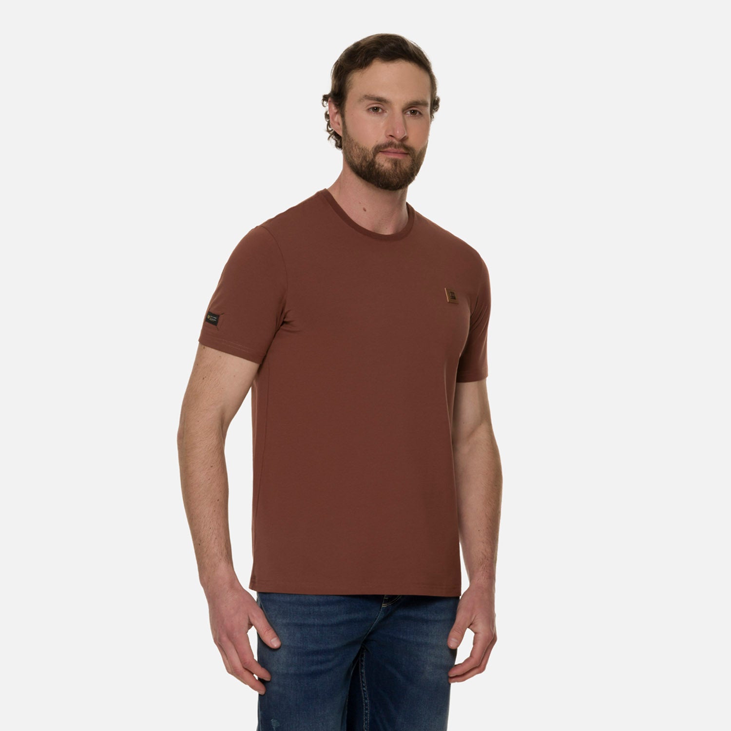 CAMISETA PREMIUM MANGA CORTA COLOR BRUNETTE