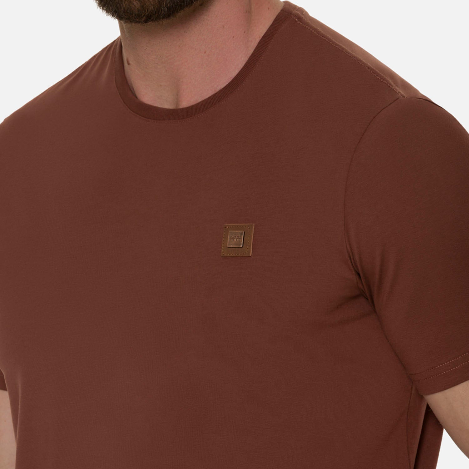 CAMISETA PREMIUM MANGA CORTA COLOR BRUNETTE