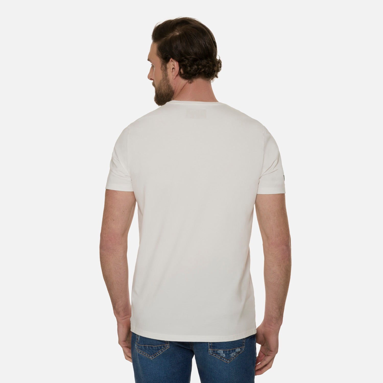 CAMISETA PREMIUM MANGA CORTA COLOR IVORY