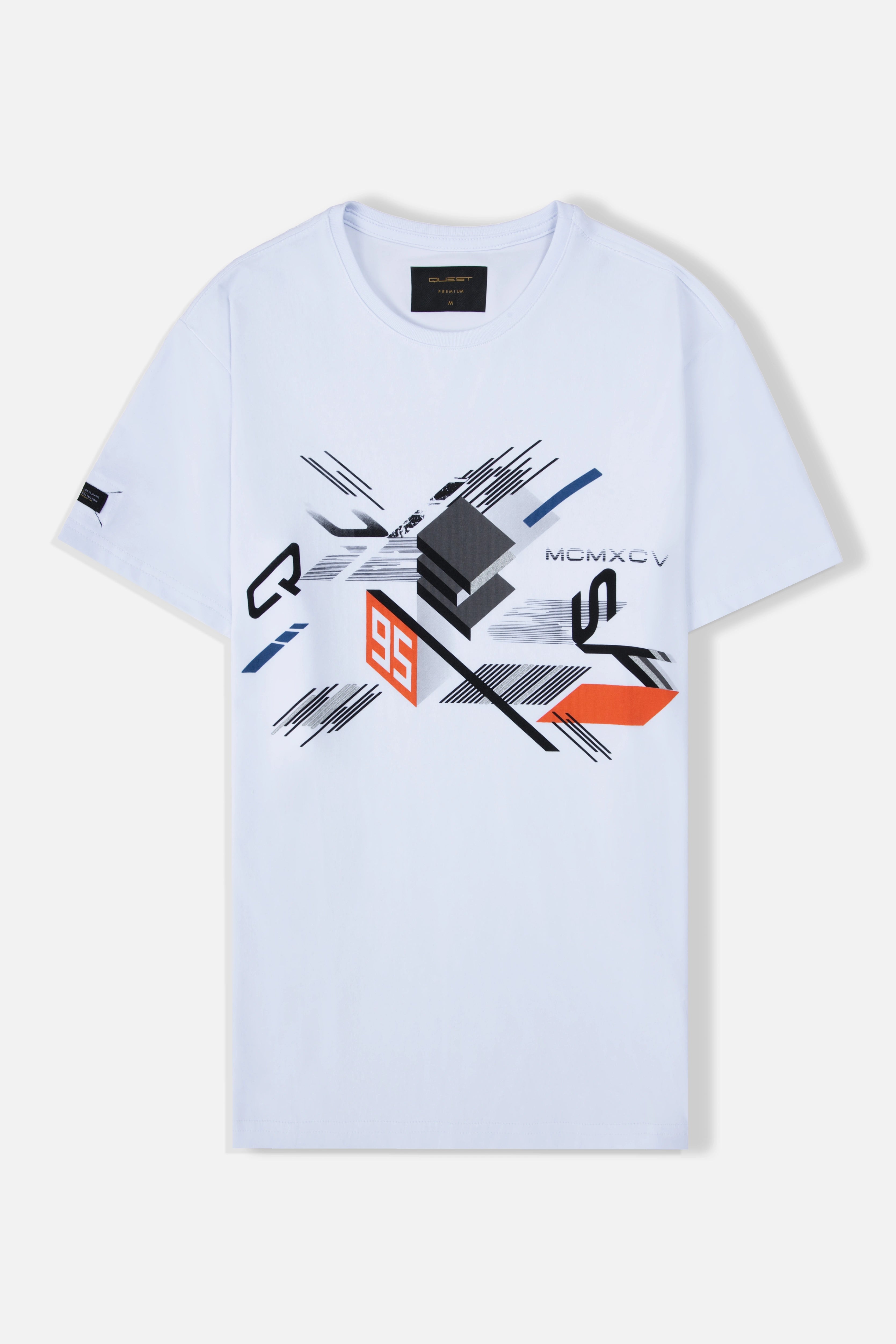 CAMISETA PREMIUM MANGA CORTA COLOR BLANCO OPTICO