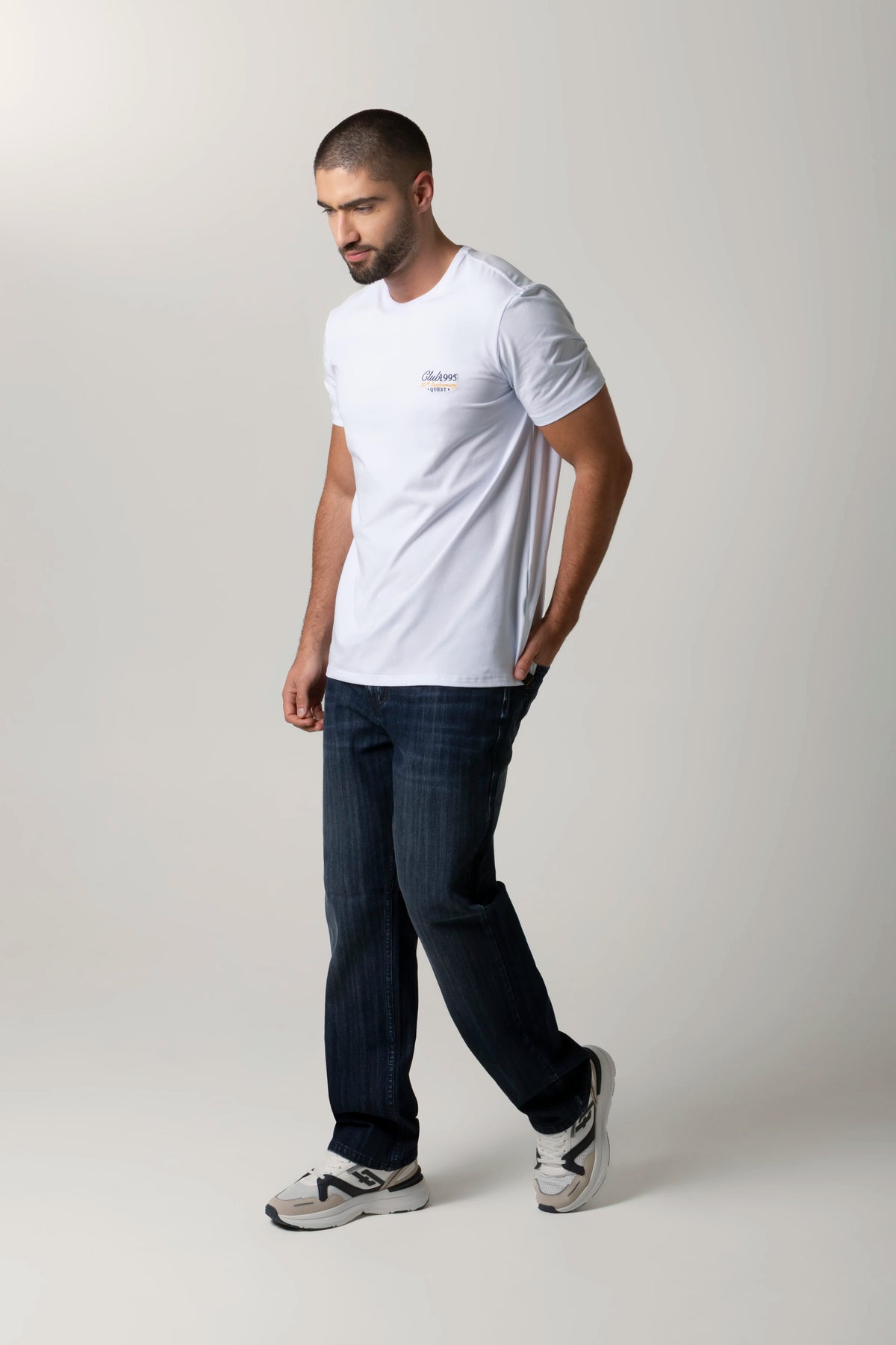 CAMISETA PREMIUM MANGA CORTA COLOR BLANCO OPTICO
