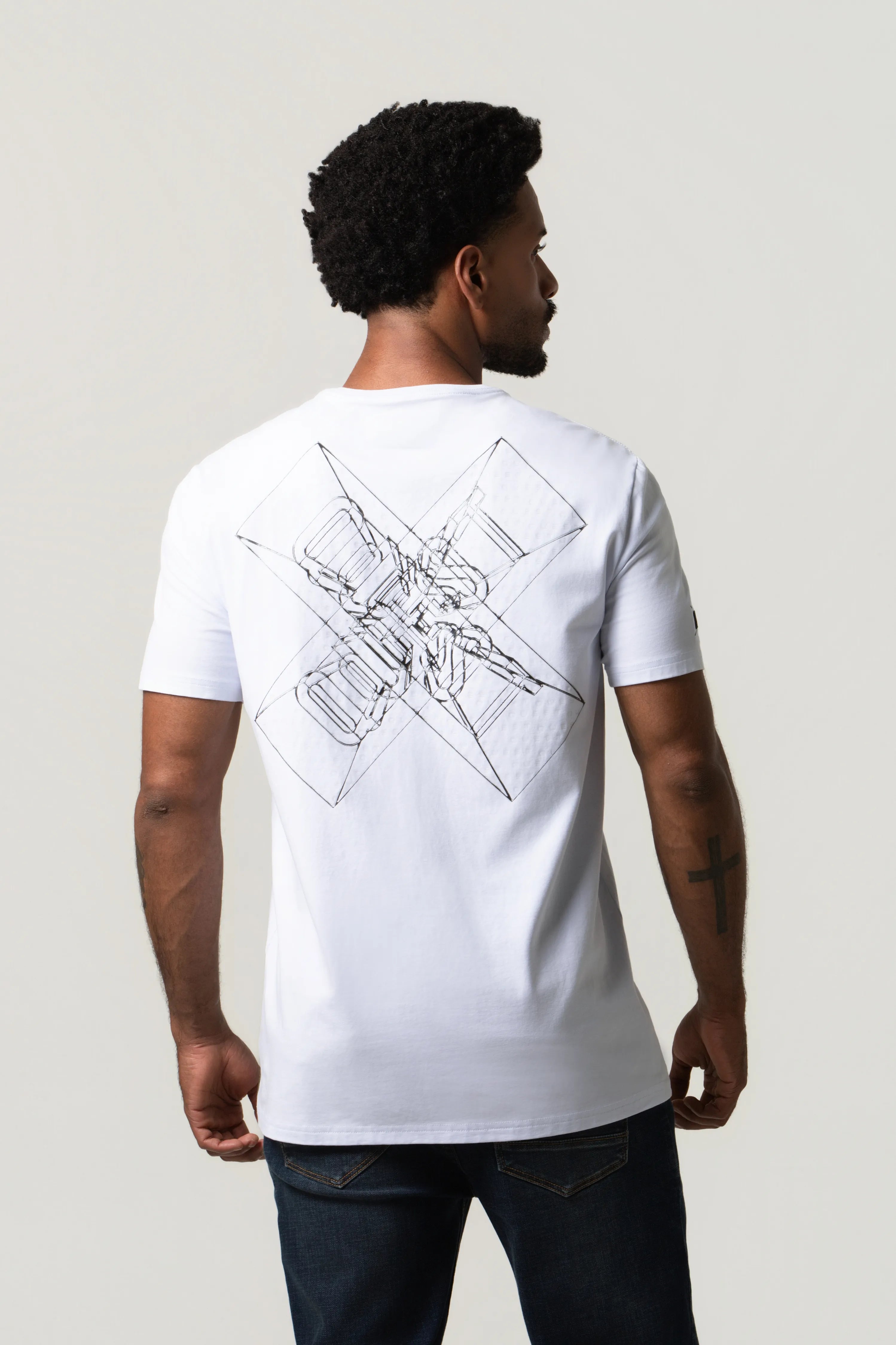 CAMISETA PREMIUM MANGA CORTA COLOR BLANCO OPTICO