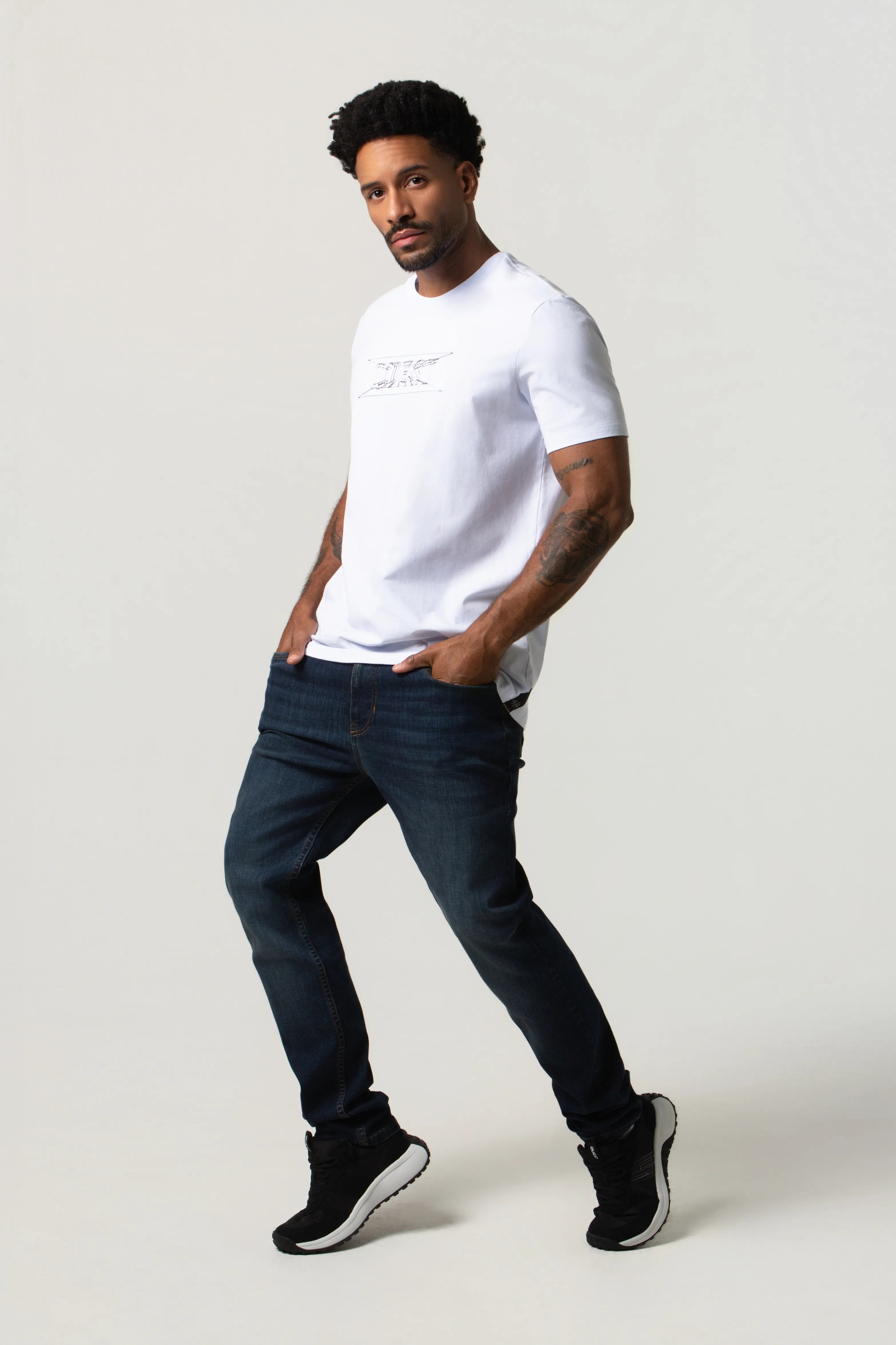 CAMISETA PREMIUM MANGA CORTA COLOR BLANCO OPTICO