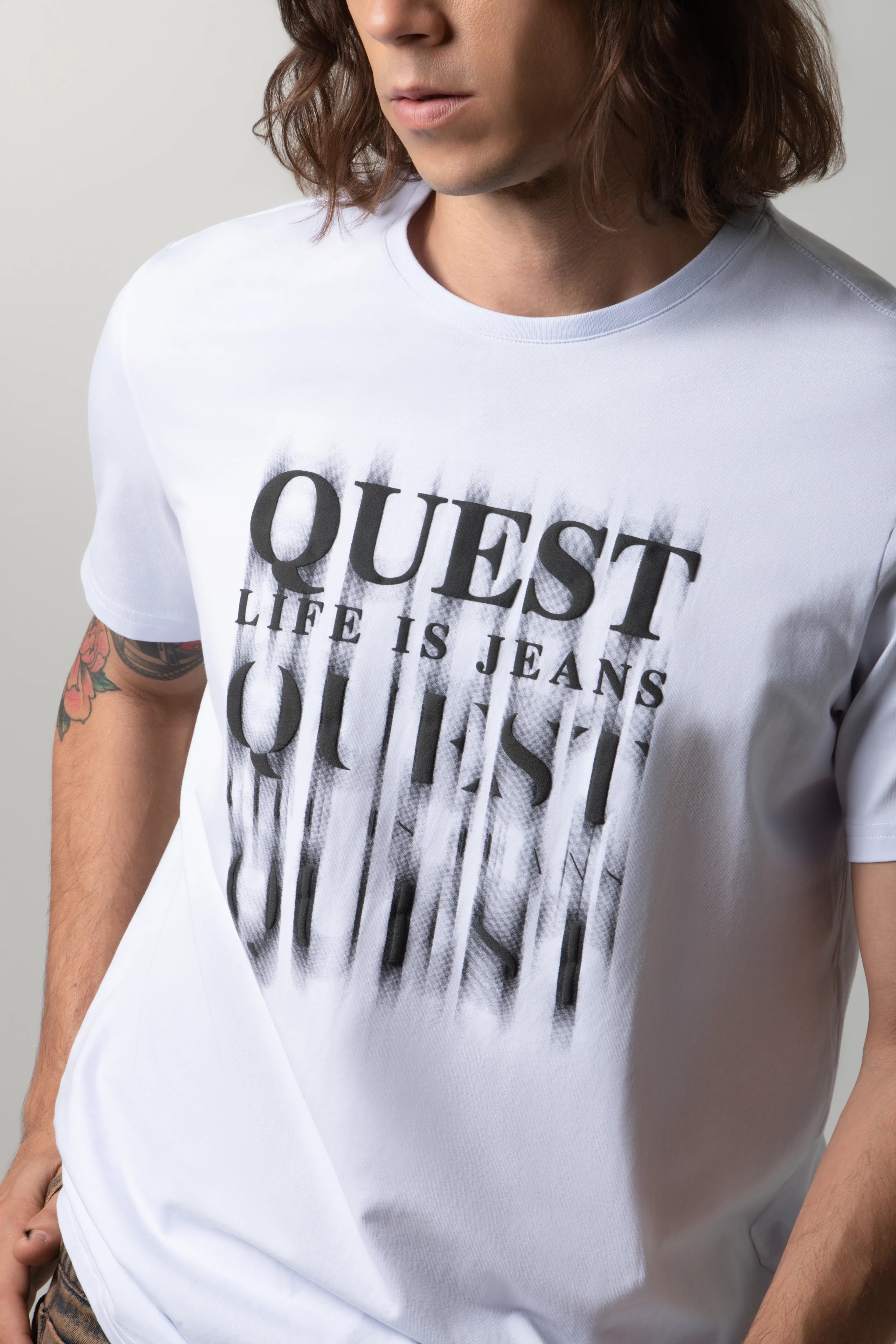 CAMISETA PREMIUM MANGA CORTA COLOR BLANCO OPTICO