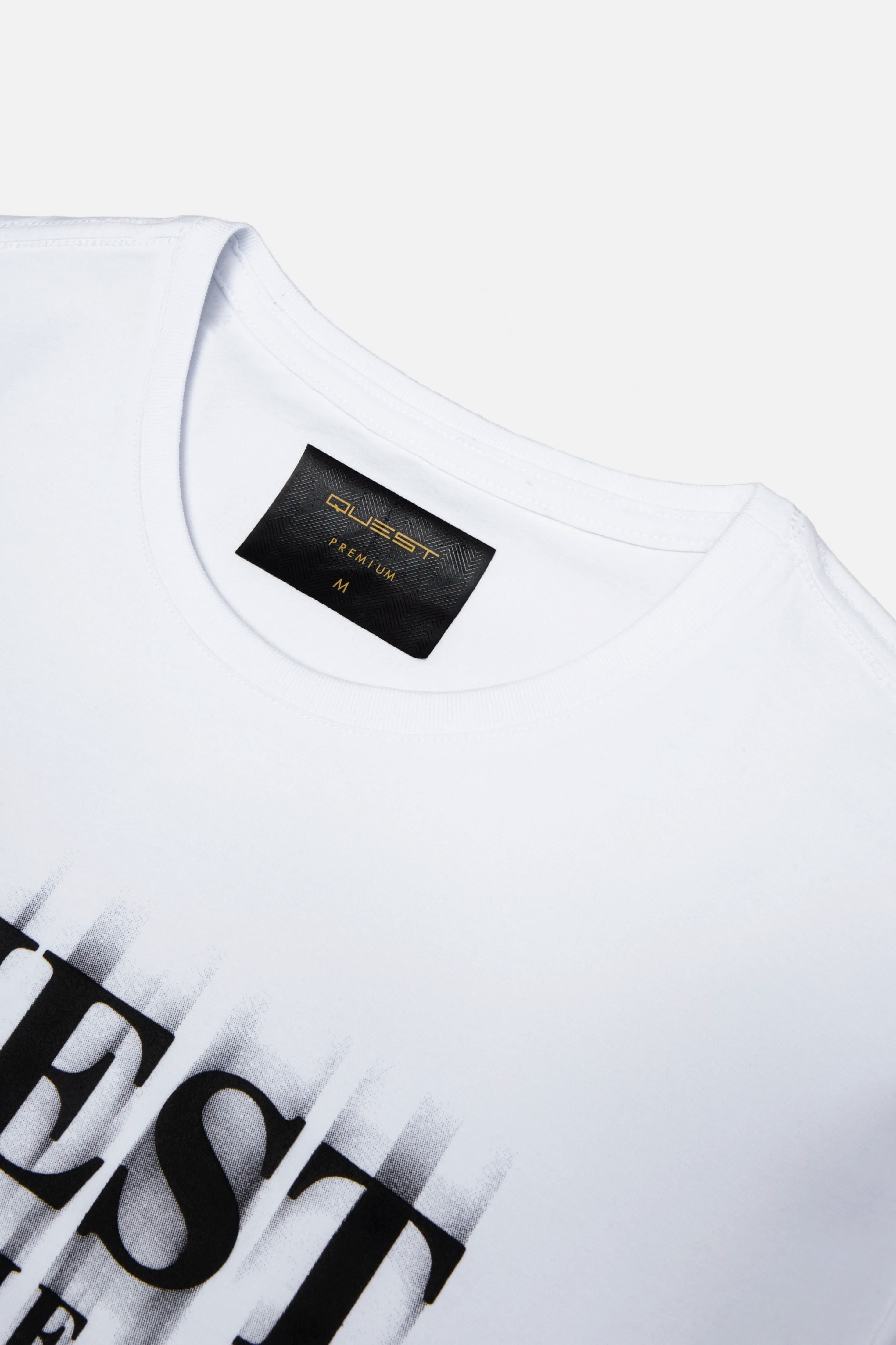 CAMISETA PREMIUM MANGA CORTA COLOR BLANCO OPTICO