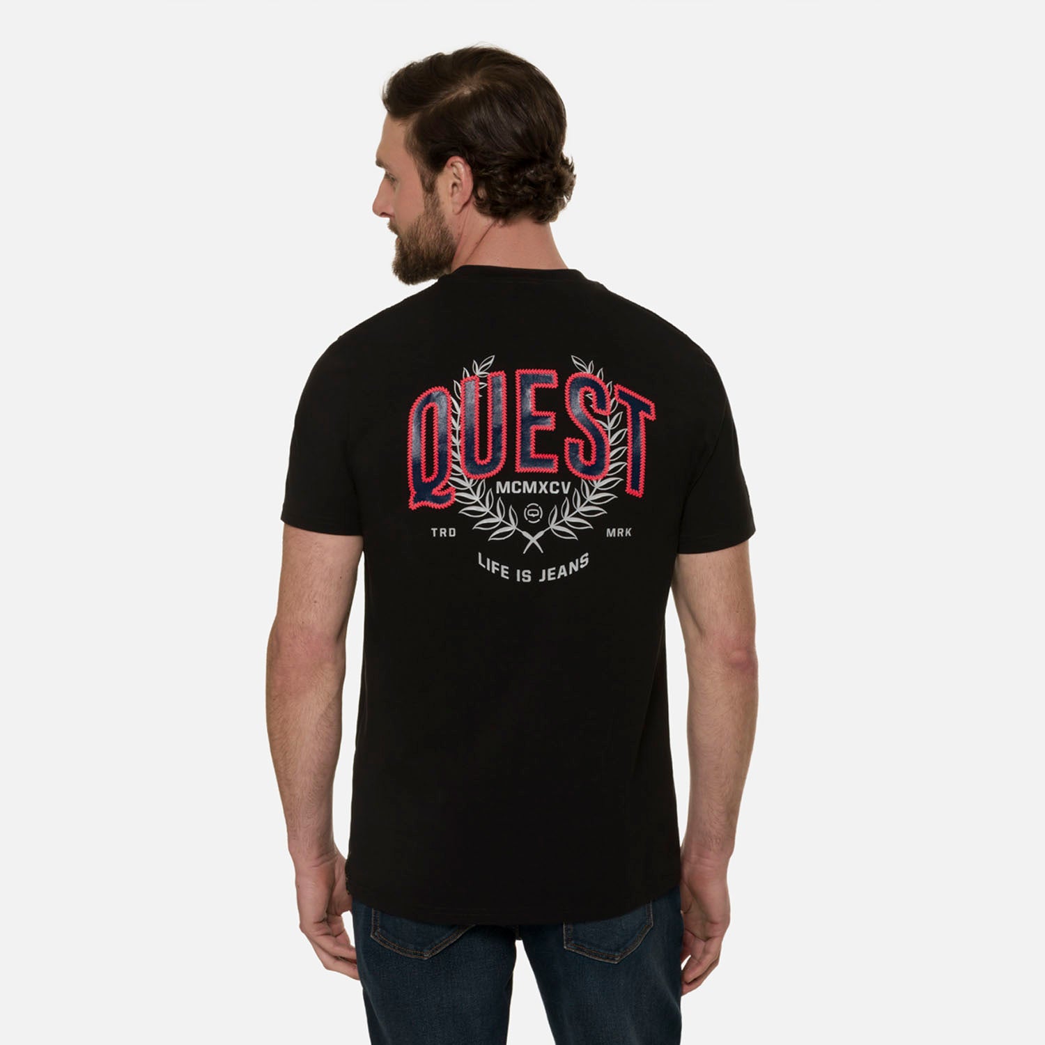 CAMISETA PREMIUM MANGA CORTA COLOR NEGRO