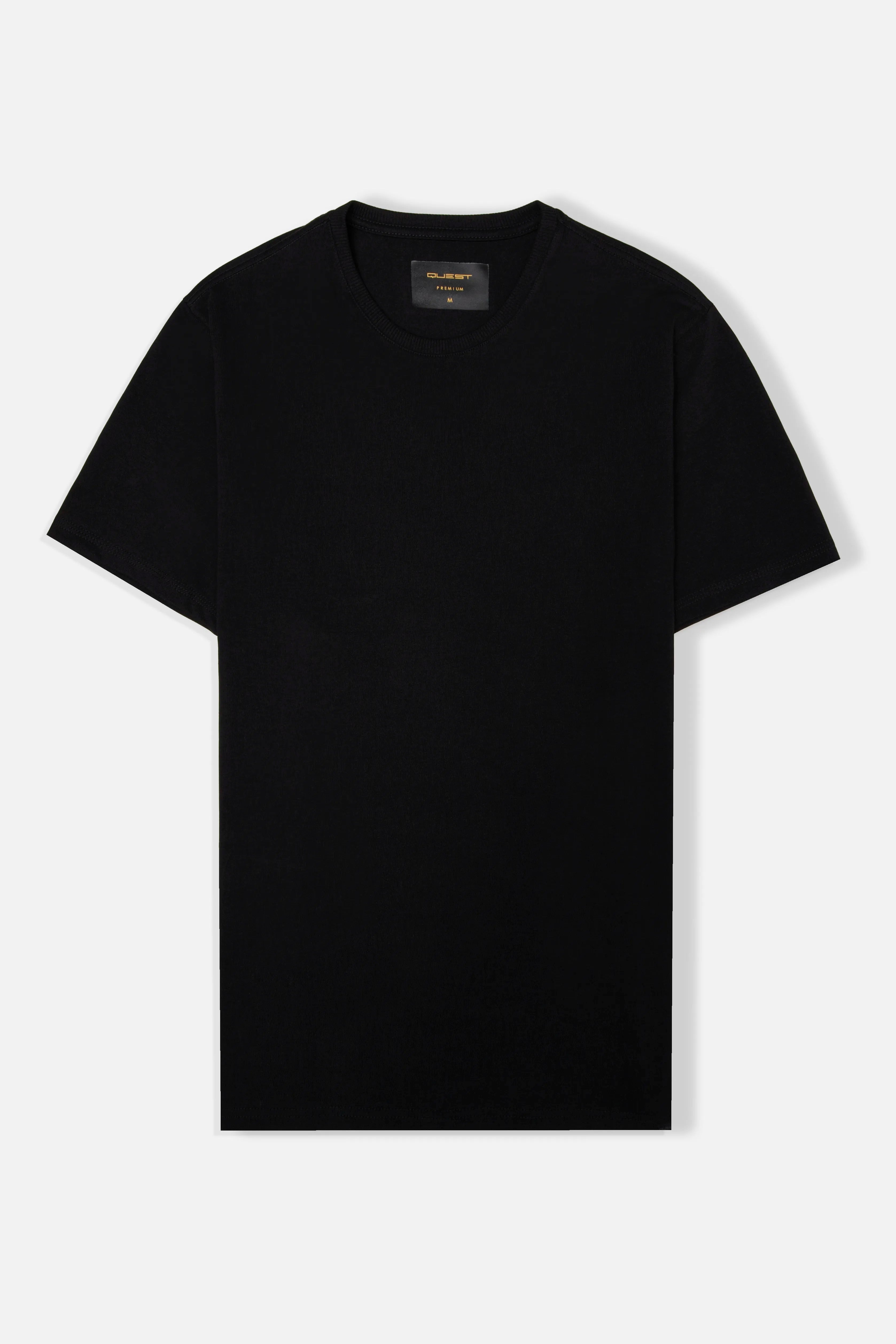 CAMISETA PREMIUM MANGA CORTA COLOR NEGRO
