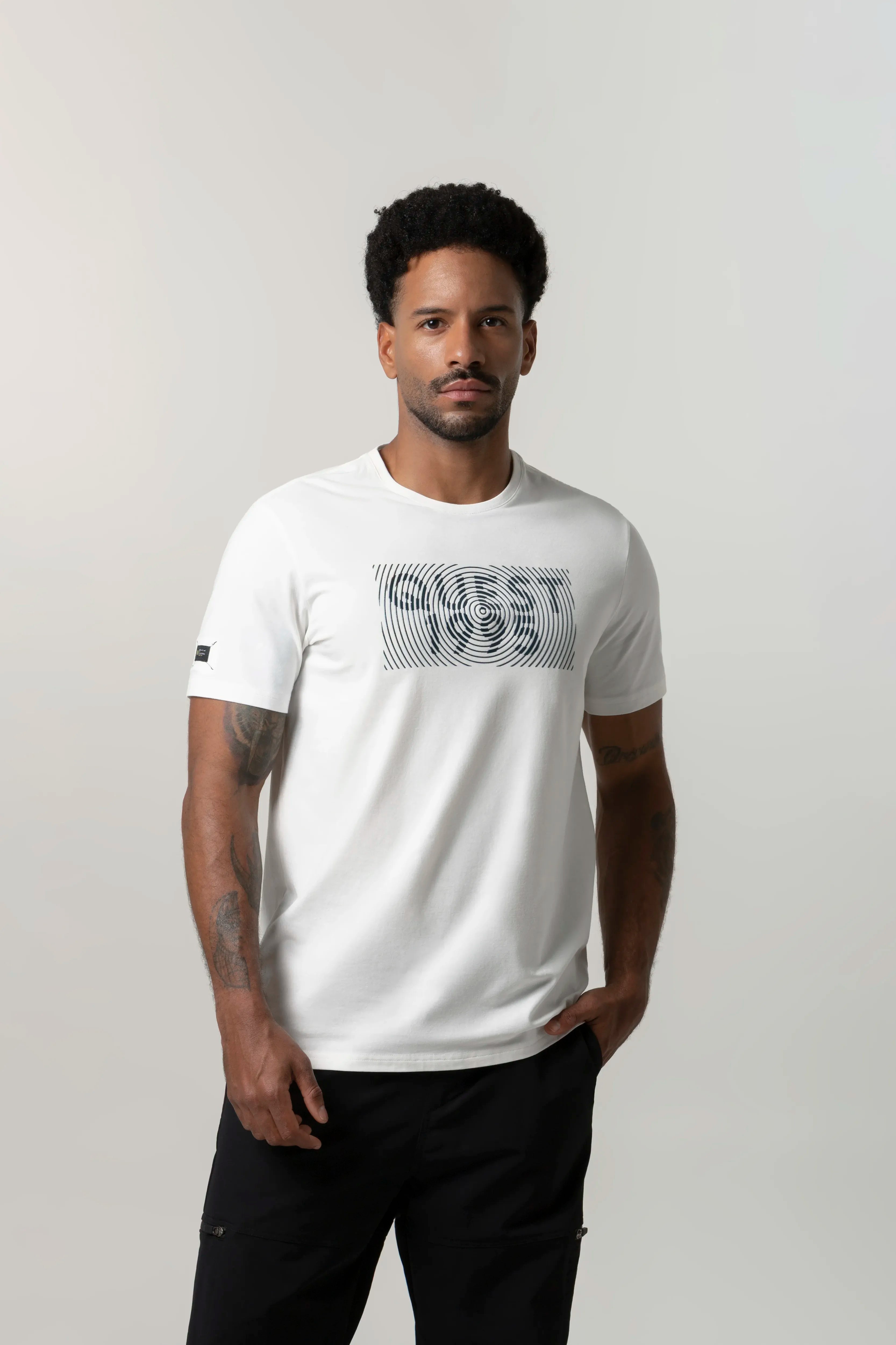 CAMISETA PREMIUM MANGA CORTA COLOR IVORY