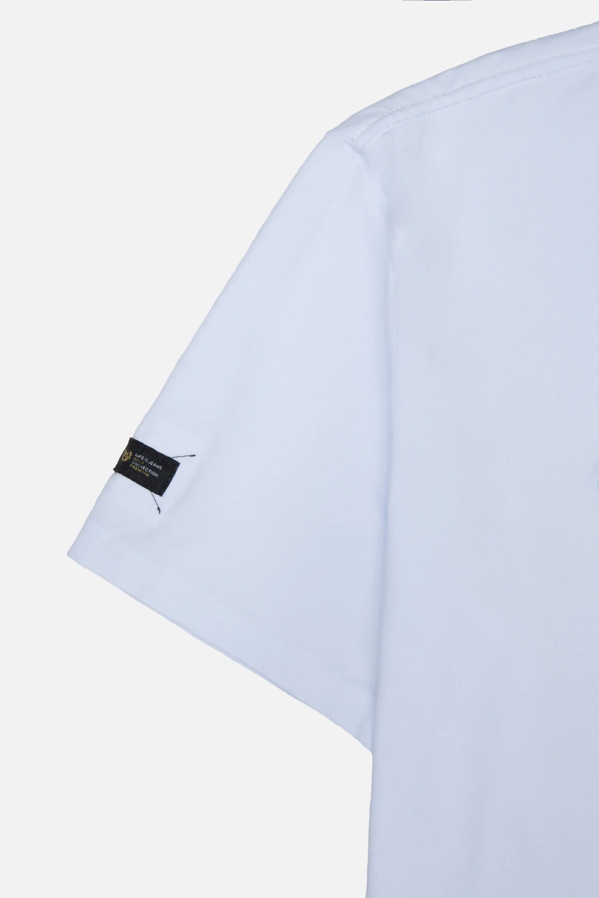 CAMISETA PREMIUM MANGA CORTA COLOR BLANCO OPTICO