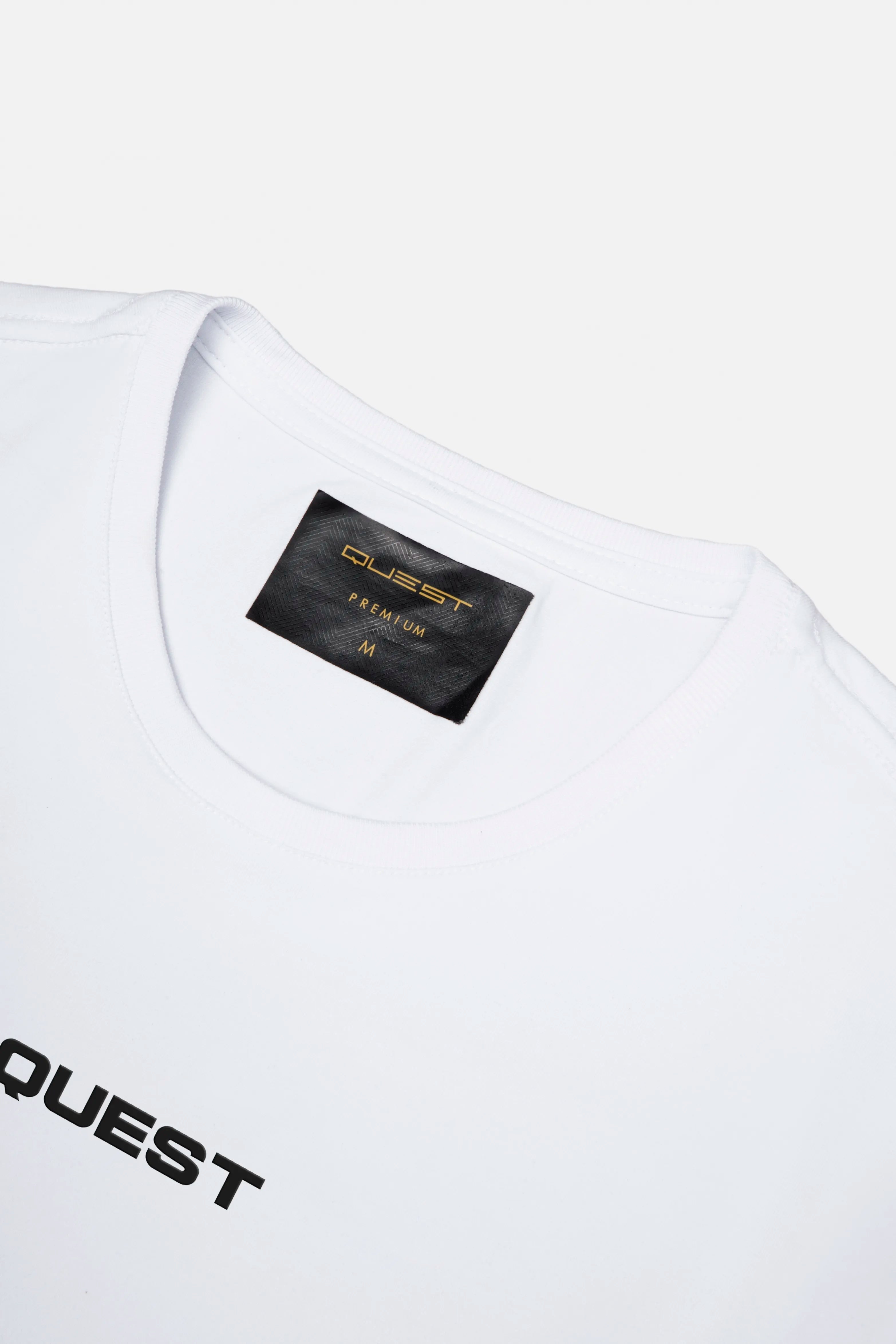 CAMISETA PREMIUM MANGA CORTA COLOR BLANCO OPTICO