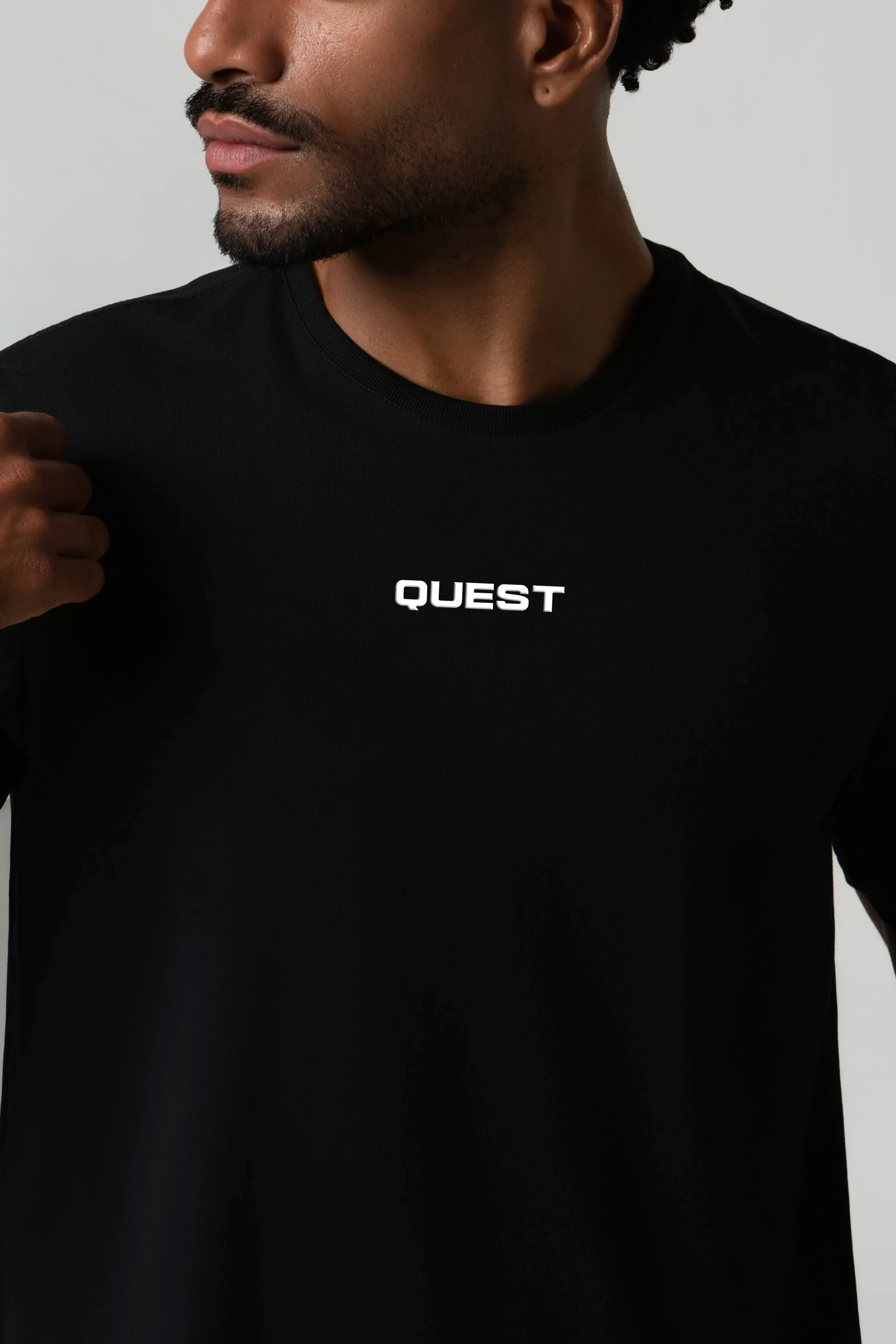 CAMISETA PREMIUM MANGA CORTA COLOR NEGRO