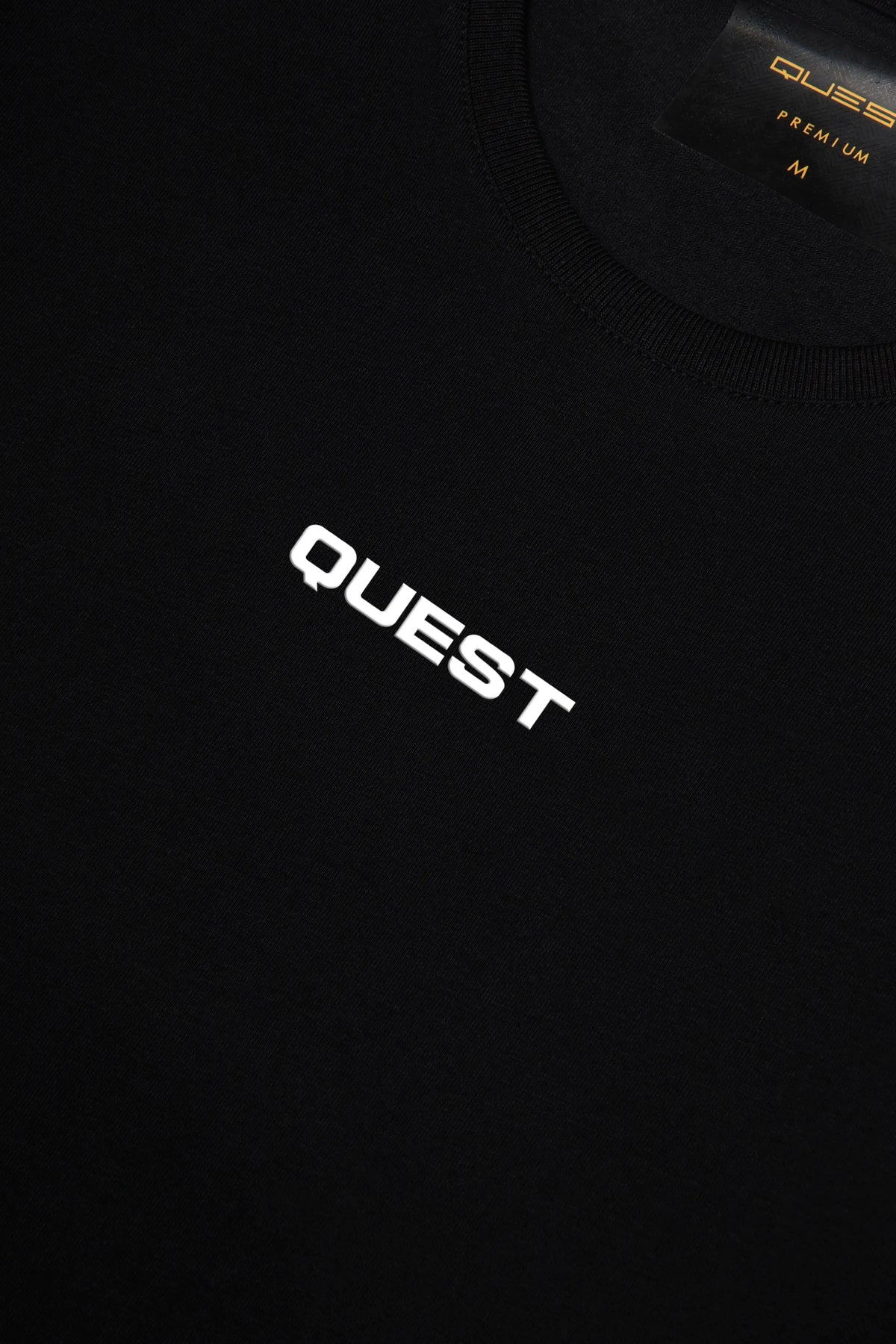 CAMISETA PREMIUM MANGA CORTA COLOR NEGRO