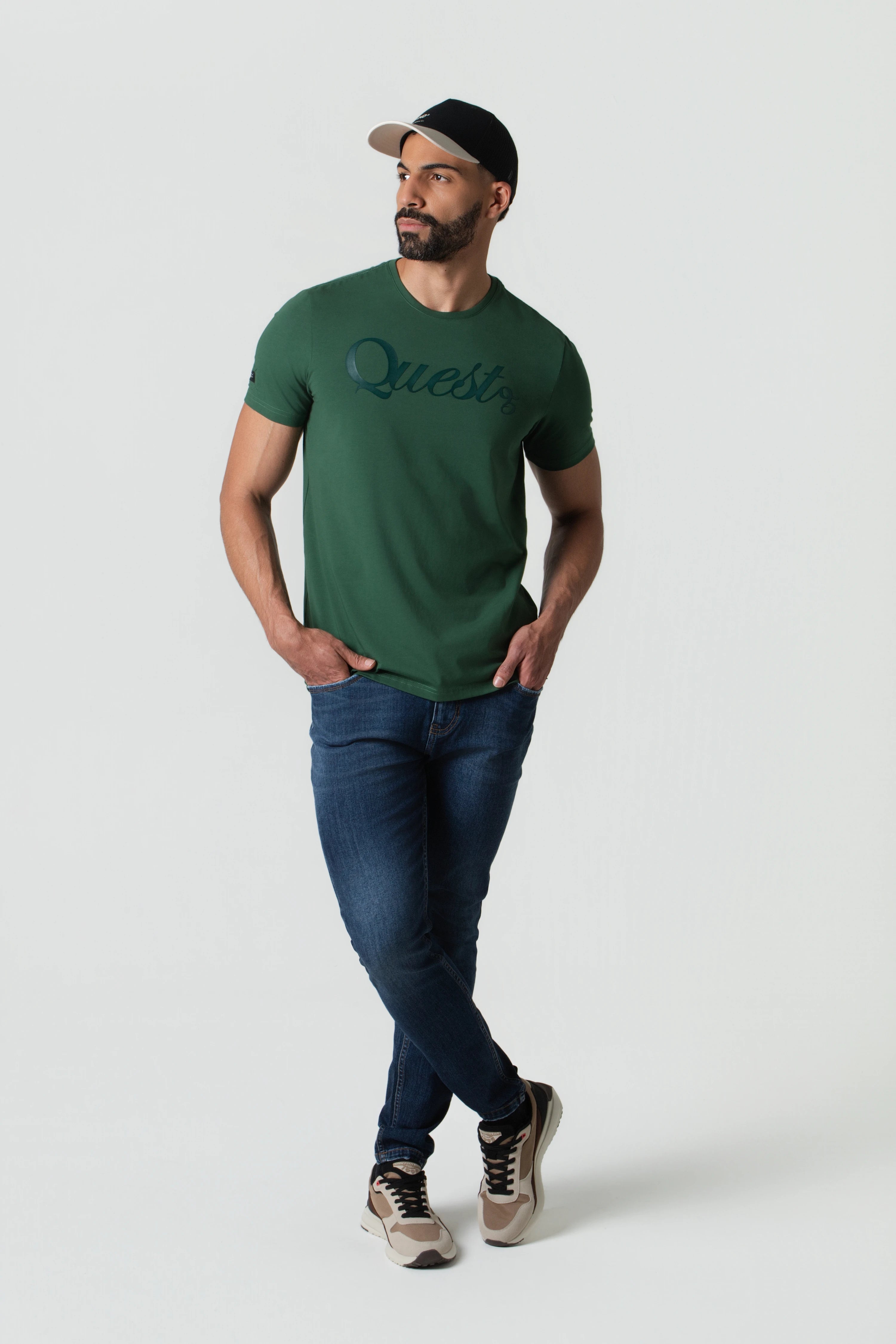 CAMISETA PREMIUM MANGA CORTA COLOR PINENEEDLE