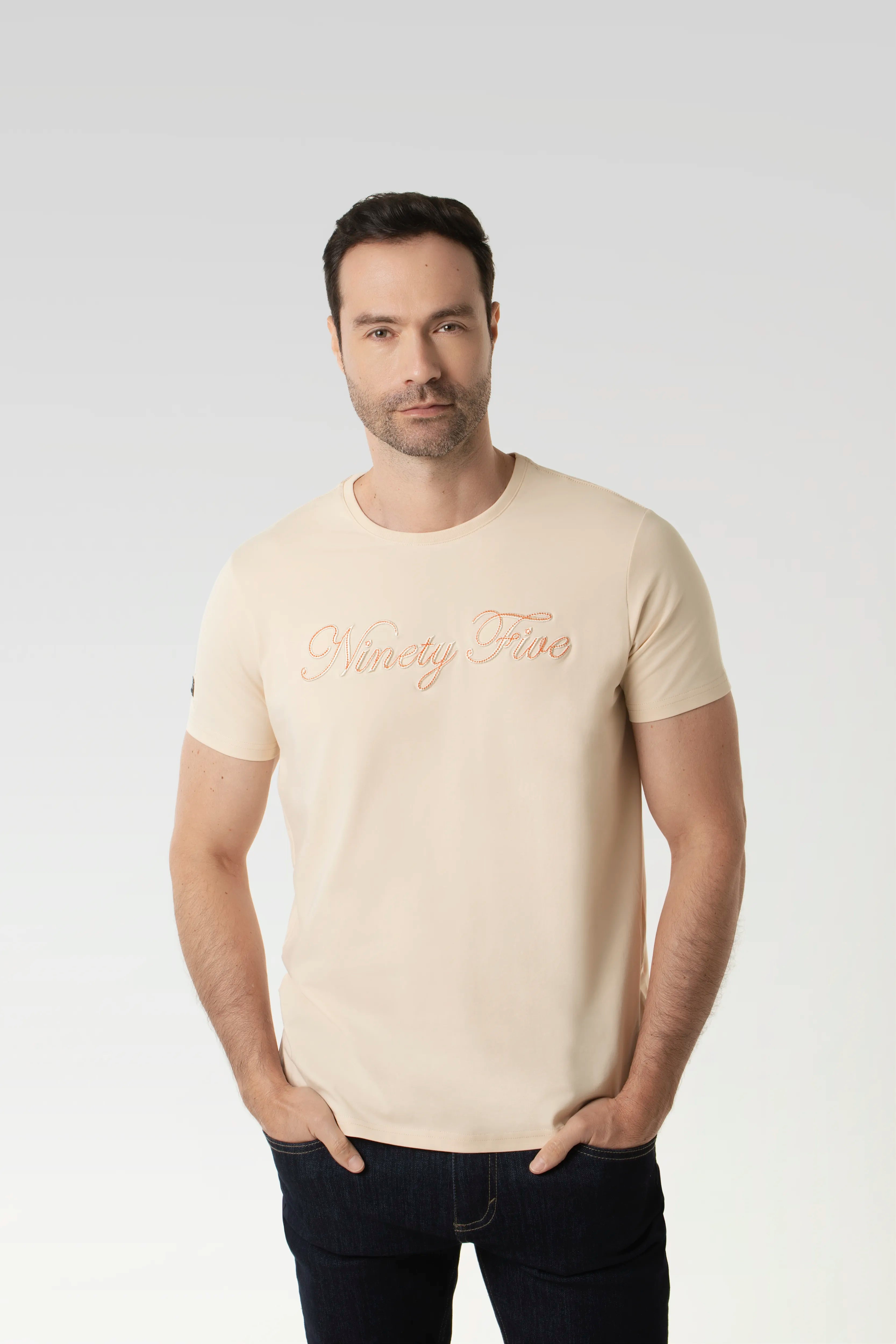 CAMISETA PREMIUM MANGA CORTA COLOR BRAZILIAN SAND