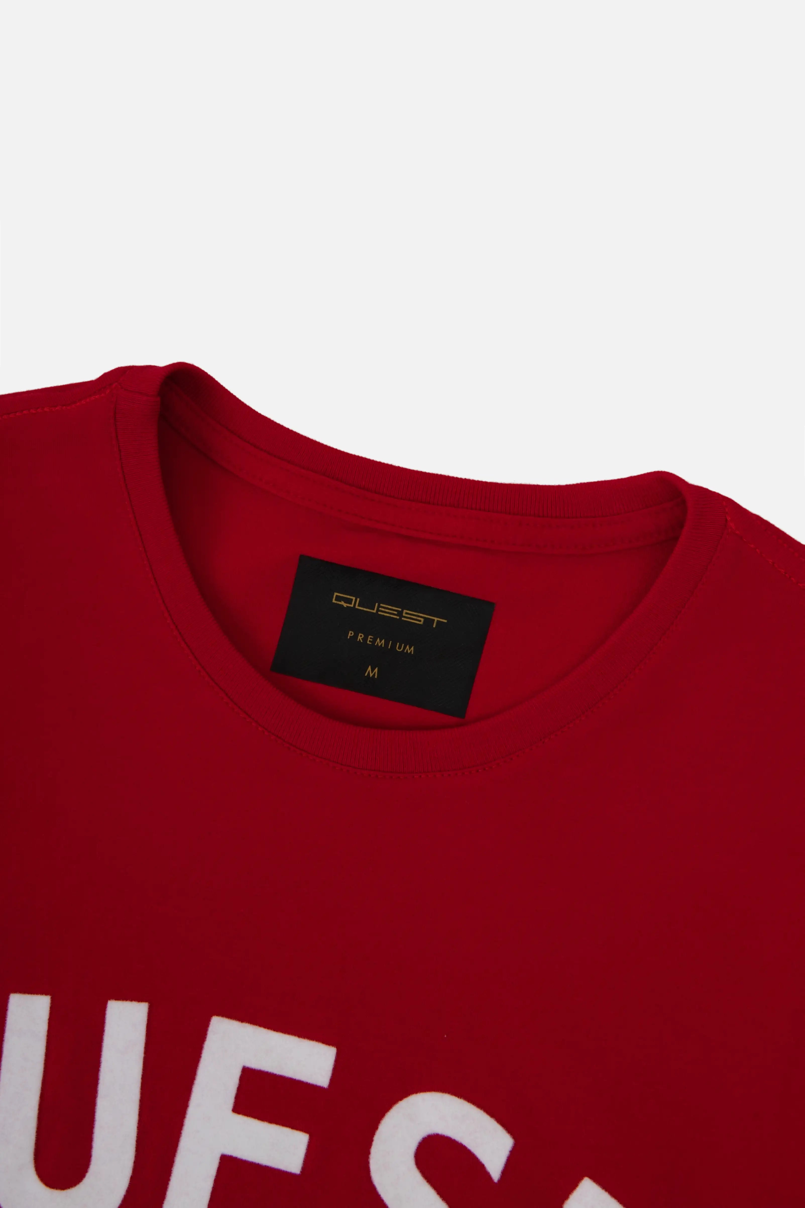 CAMISETA PREMIUM MANGA CORTA COLOR ROJO