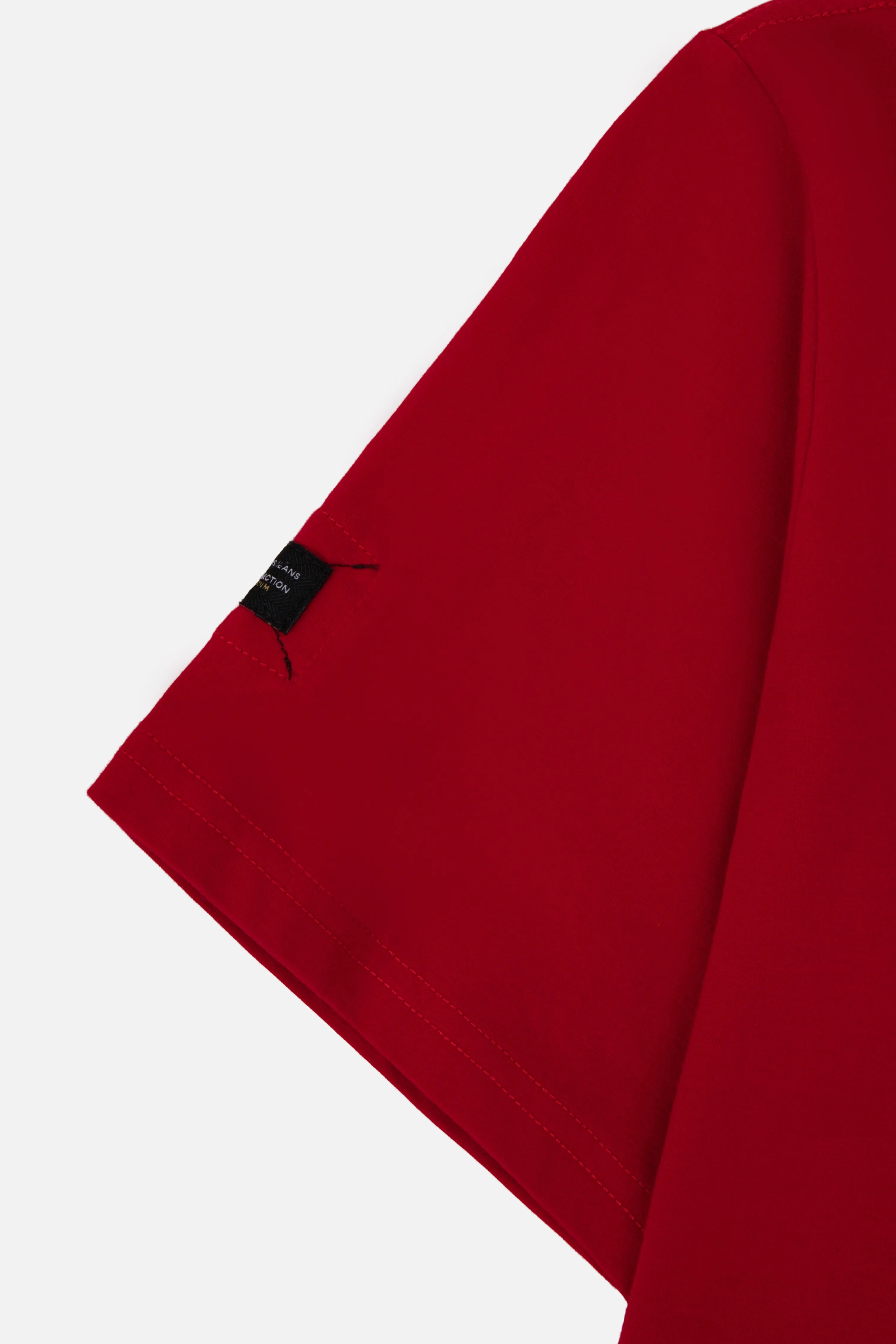 CAMISETA PREMIUM MANGA CORTA COLOR ROJO