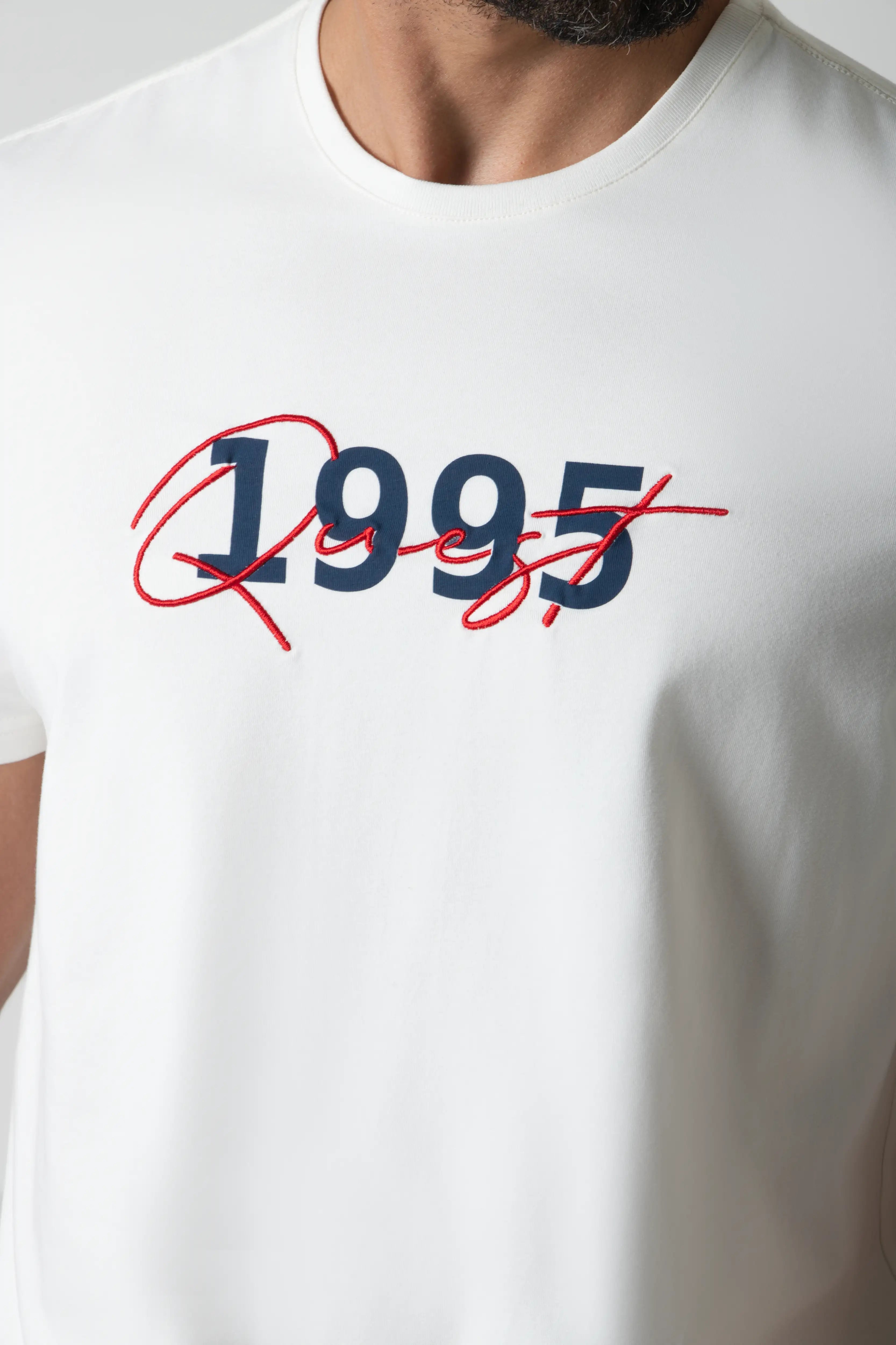 CAMISETA PREMIUM MANGA CORTA COLOR IVORY