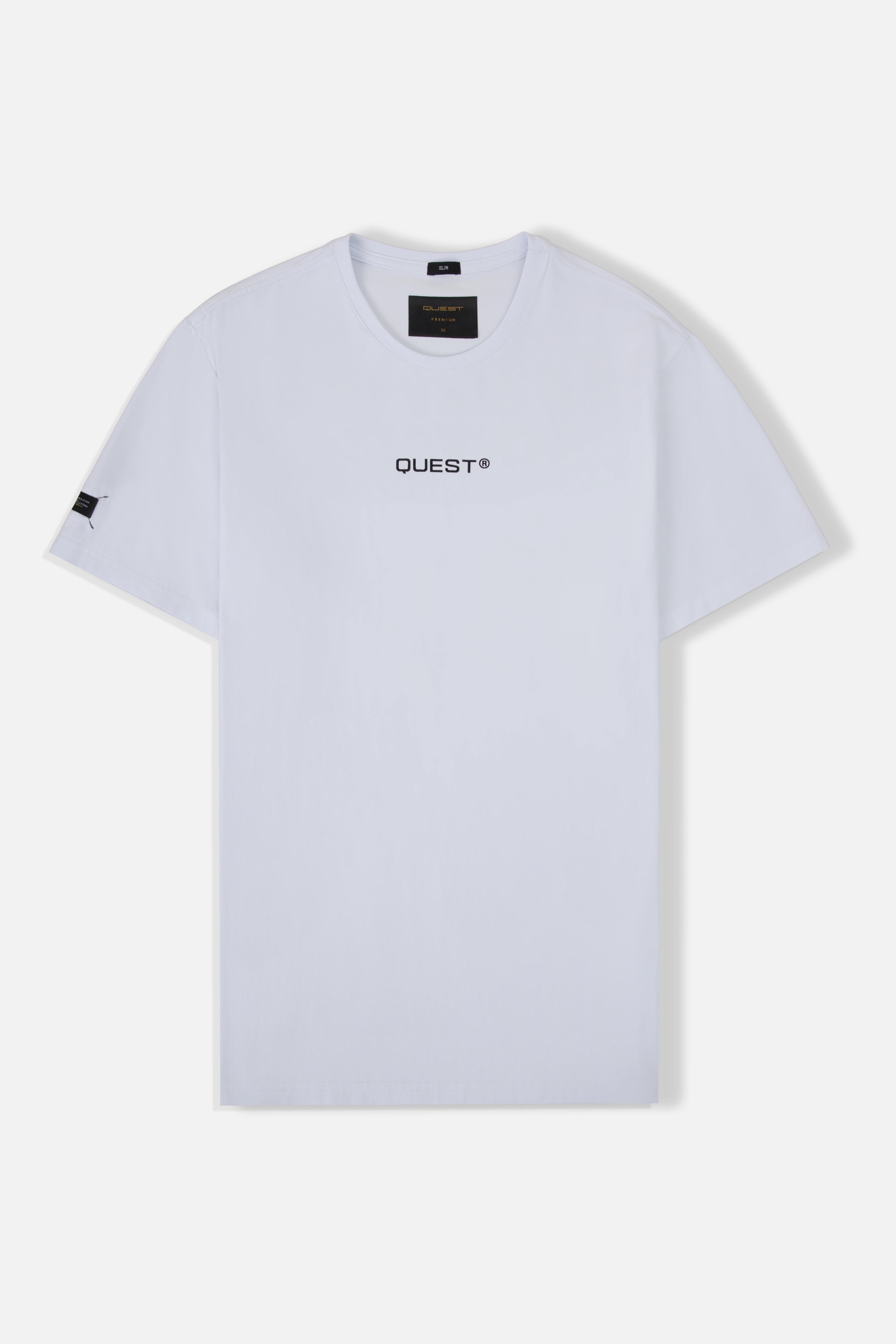 CAMISETA PREMIUM MANGA CORTA COLOR BLANCO BLANCO