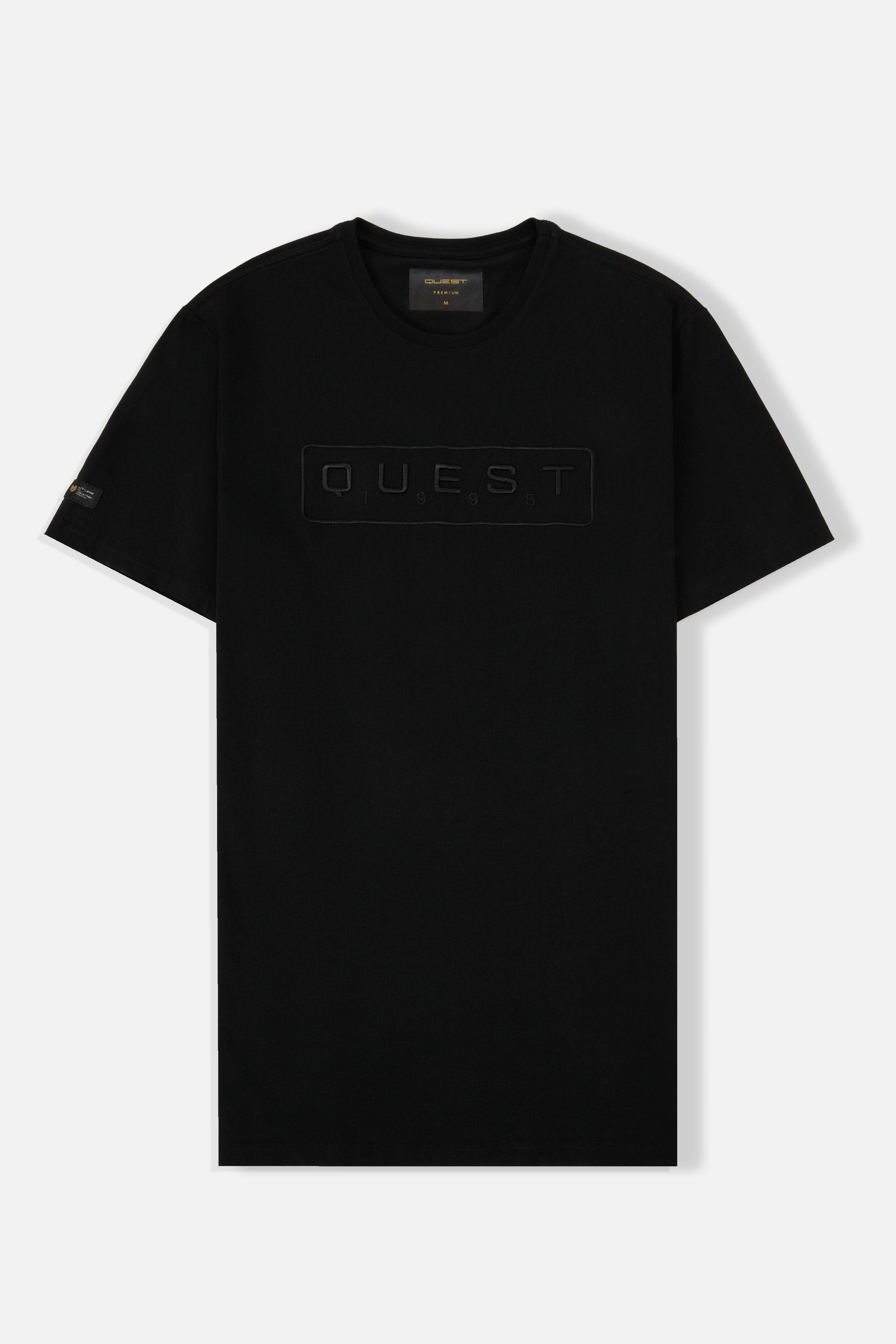 CAMISETA PREMIUM MANGA CORTA COLOR NEGRO