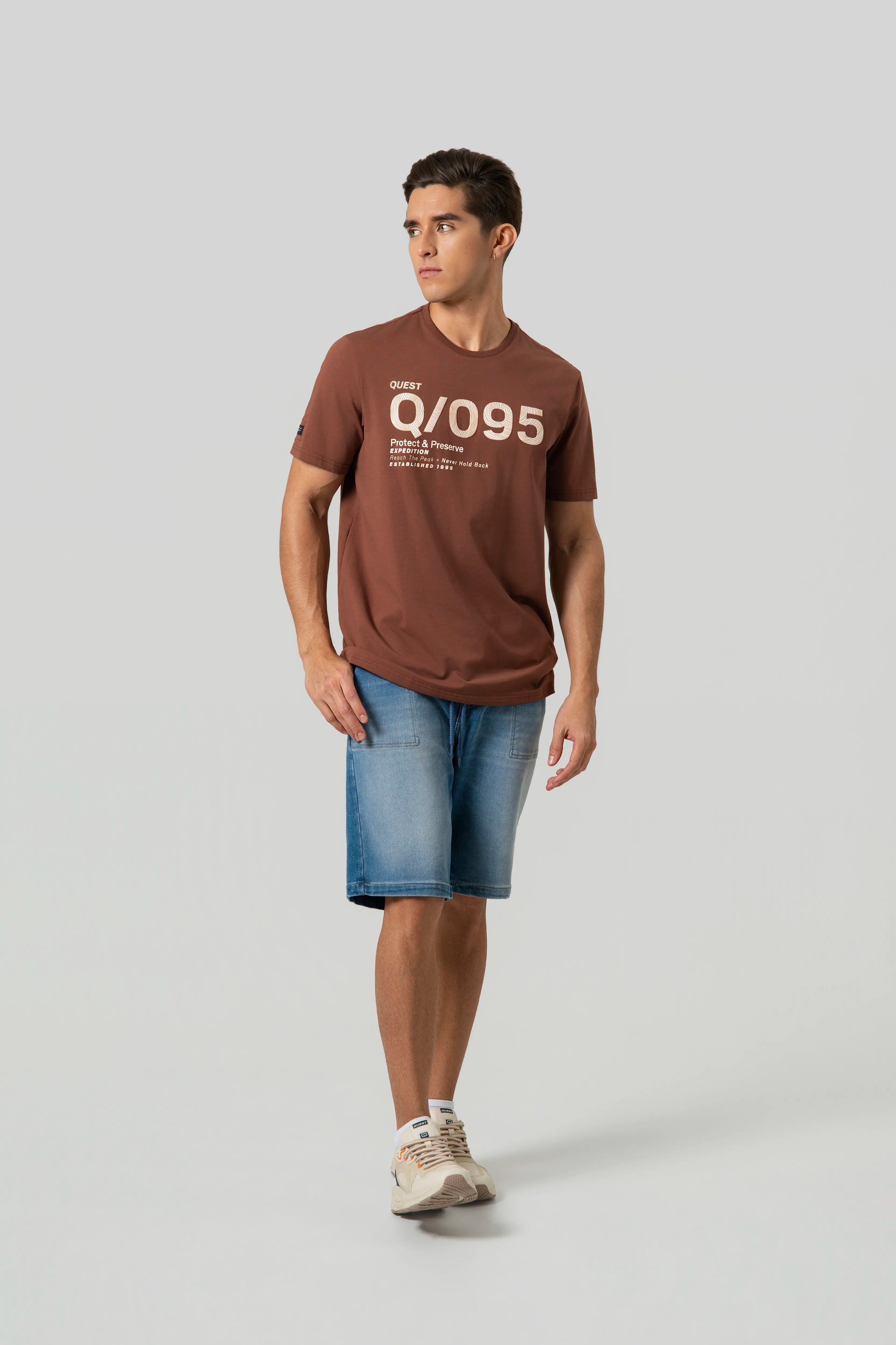 CAMISETA PREMIUM MANGA CORTA COLOR BRUNETTE