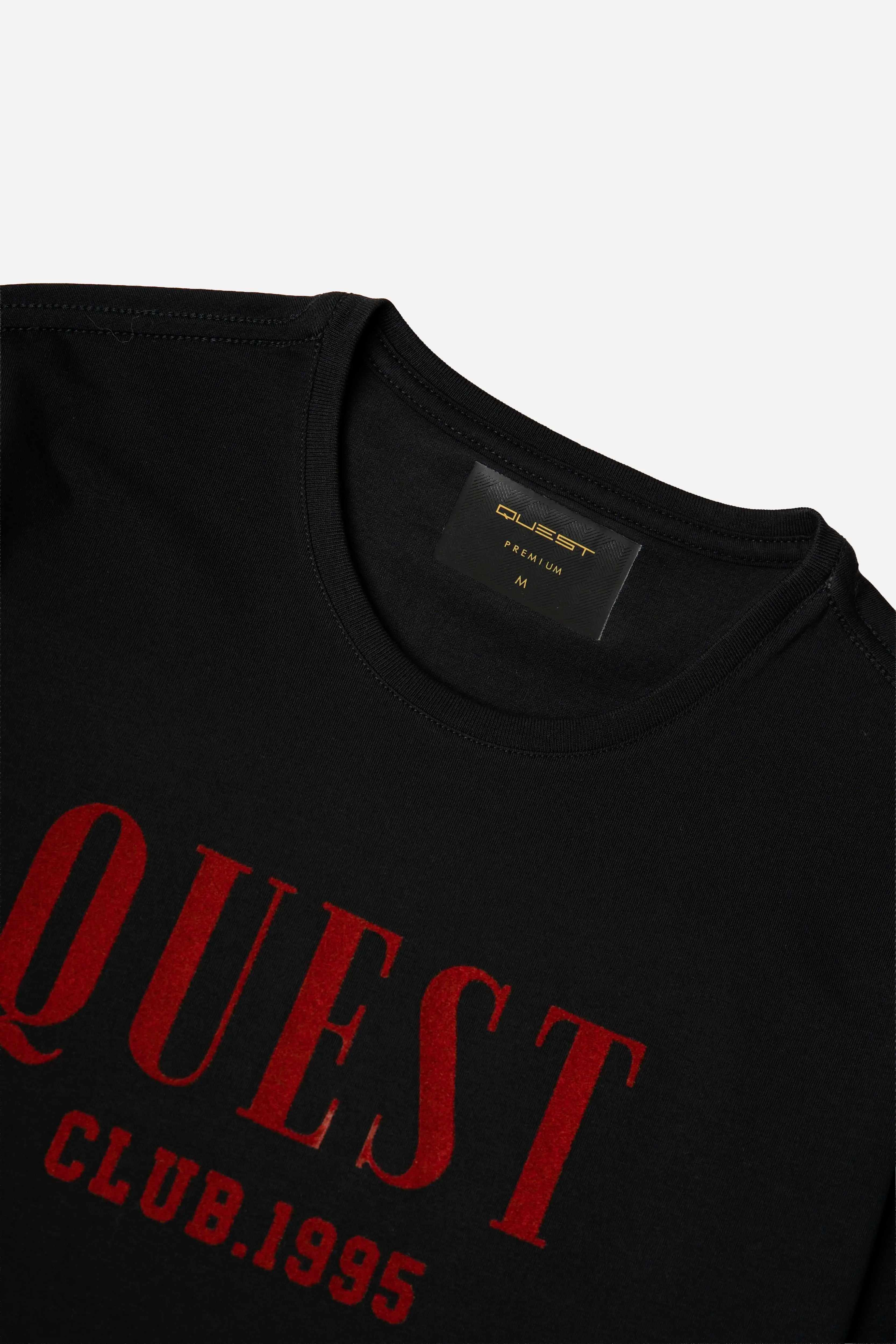 CAMISETA PREMIUM MANGA CORTA COLOR NEGRO