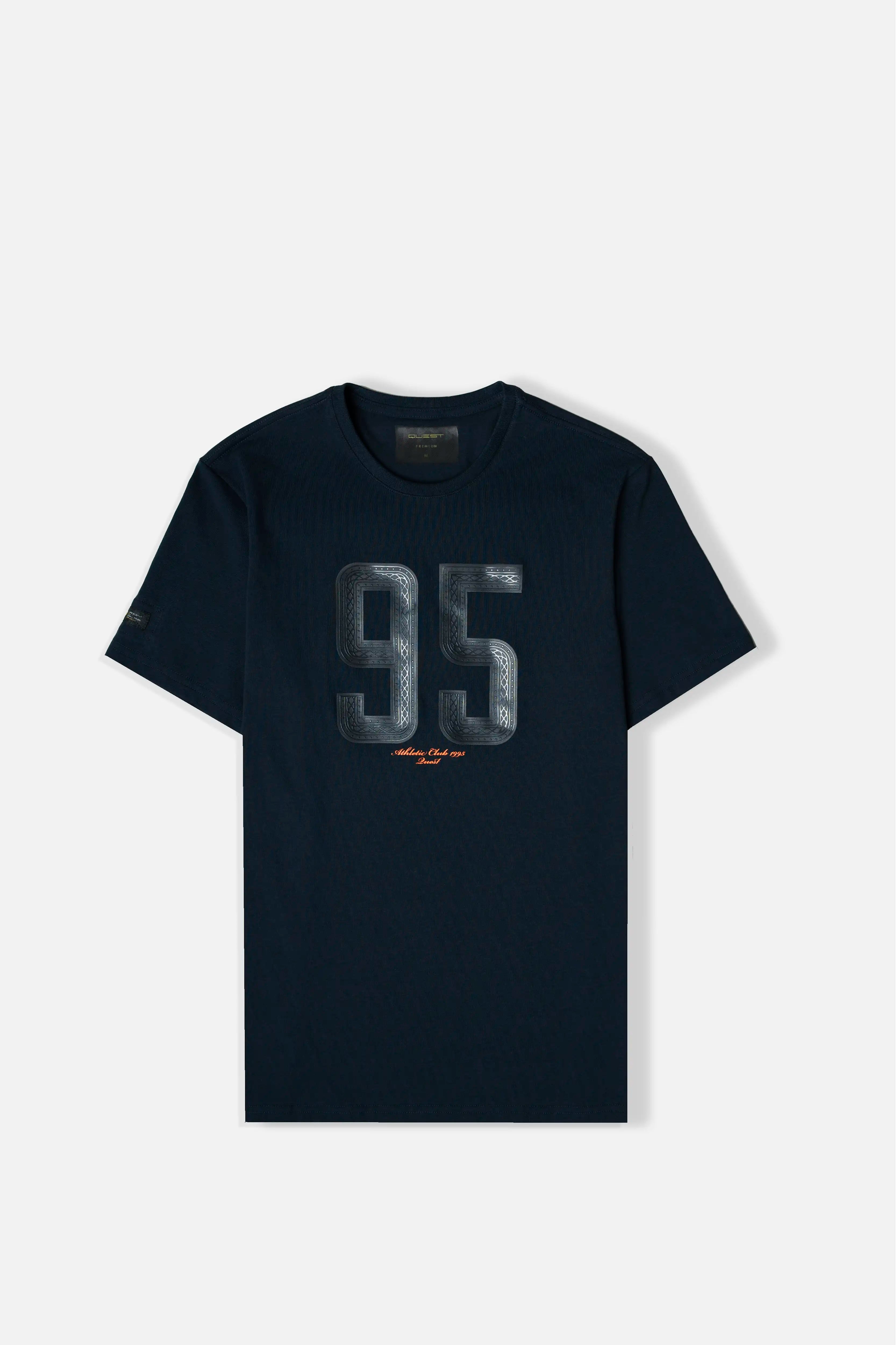 CAMISETA PREMIUM MANGA CORTA COLOR AZUL OSCURO