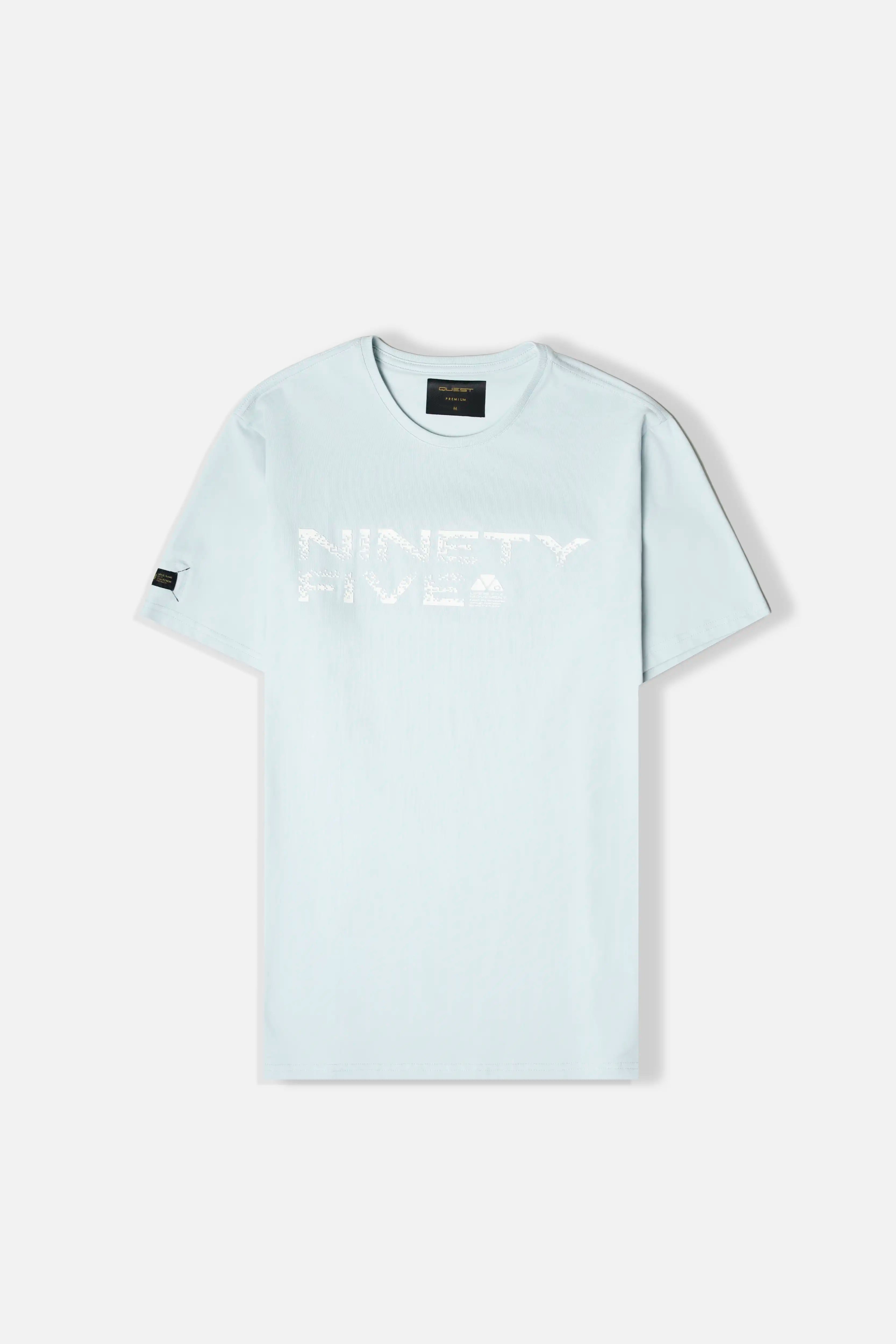 CAMISETA PREMIUM MANGA CORTA COLOR BABY BLUE