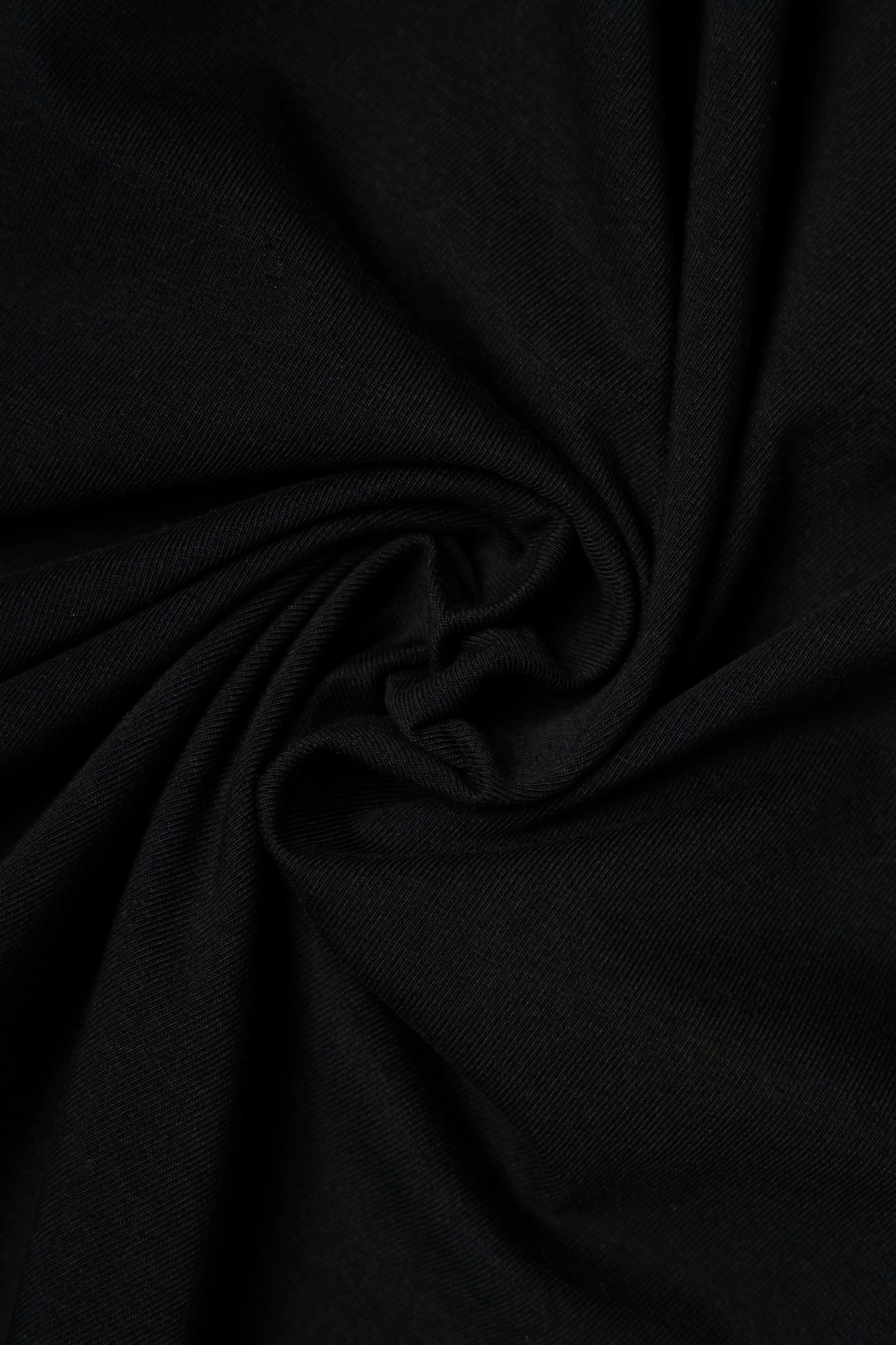 CAMISETA PREMIUM MANGA CORTA COLOR NEGRO
