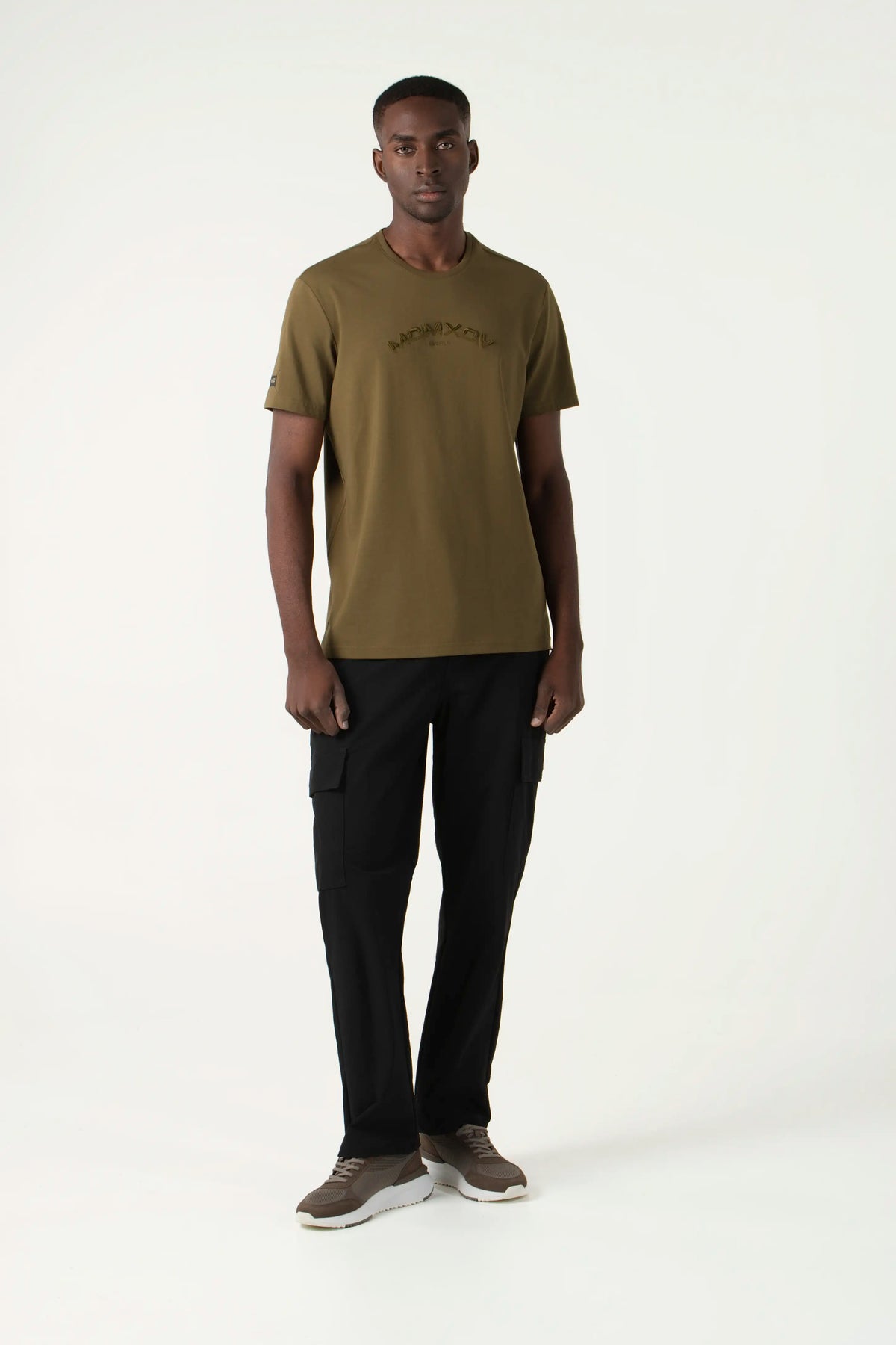 CAMISETA PREMIUM MANGA CORTA COLOR DARK OLIVA