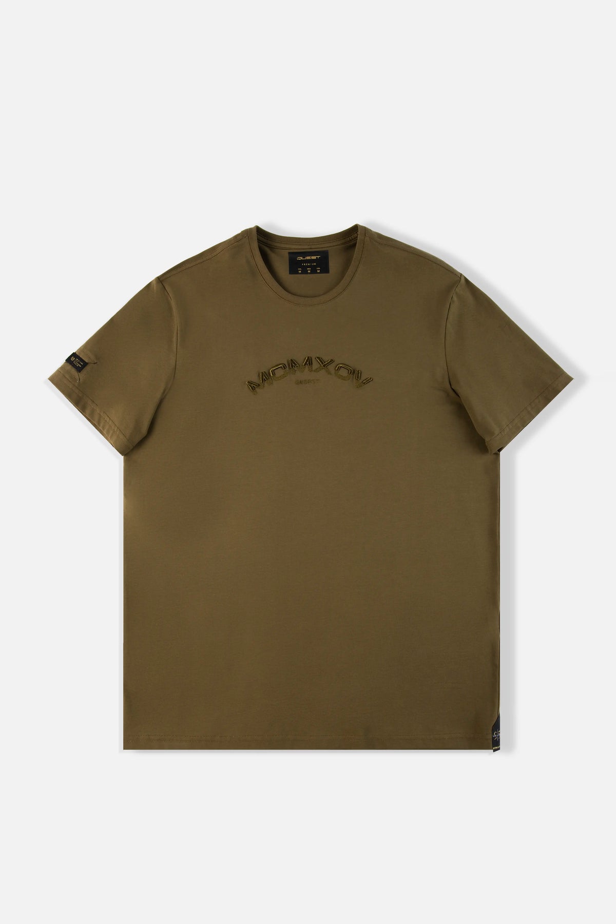 CAMISETA PREMIUM MANGA CORTA COLOR DARK OLIVA