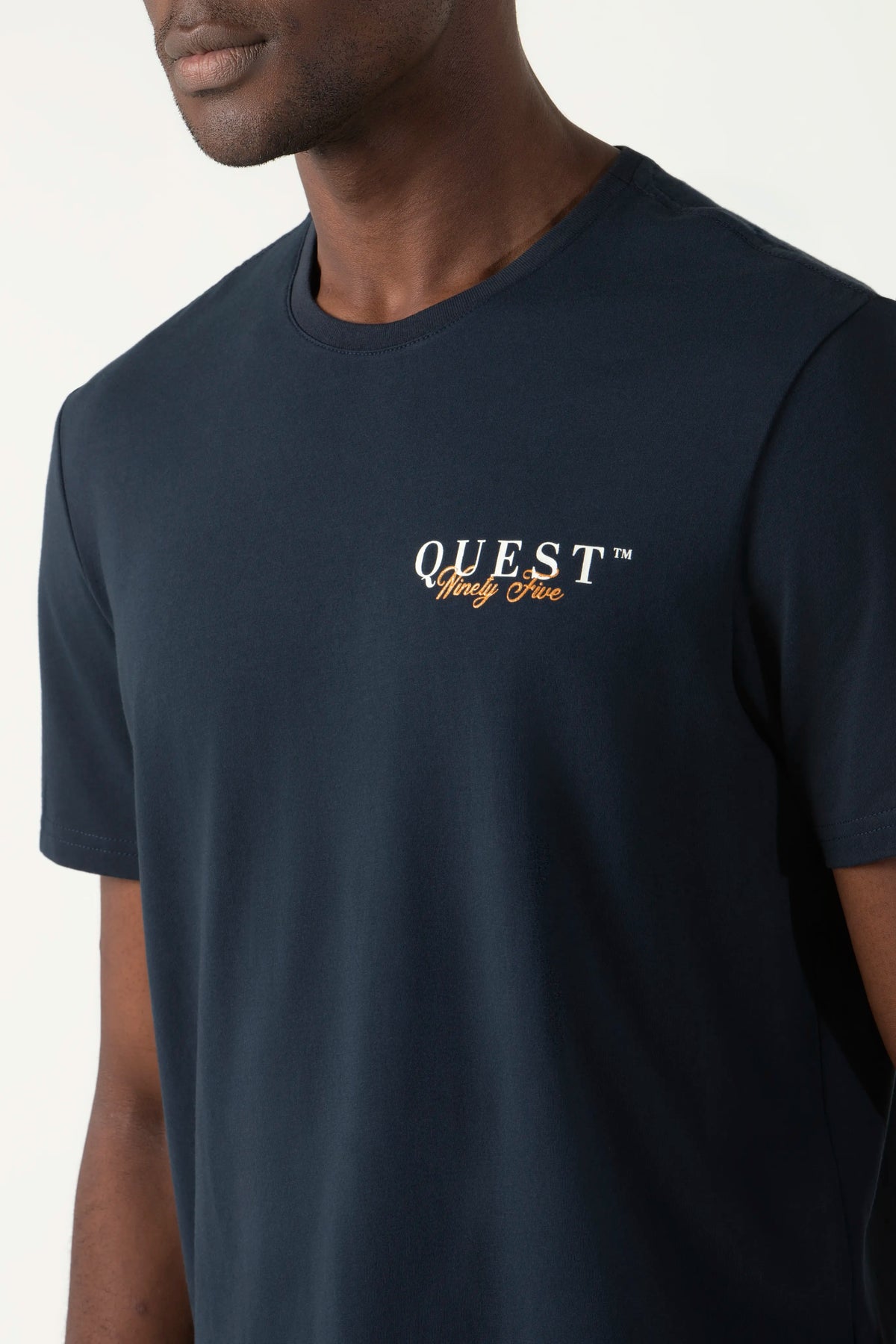 CAMISETA PREMIUM MANGA CORTA COLOR AZUL OSCURO
