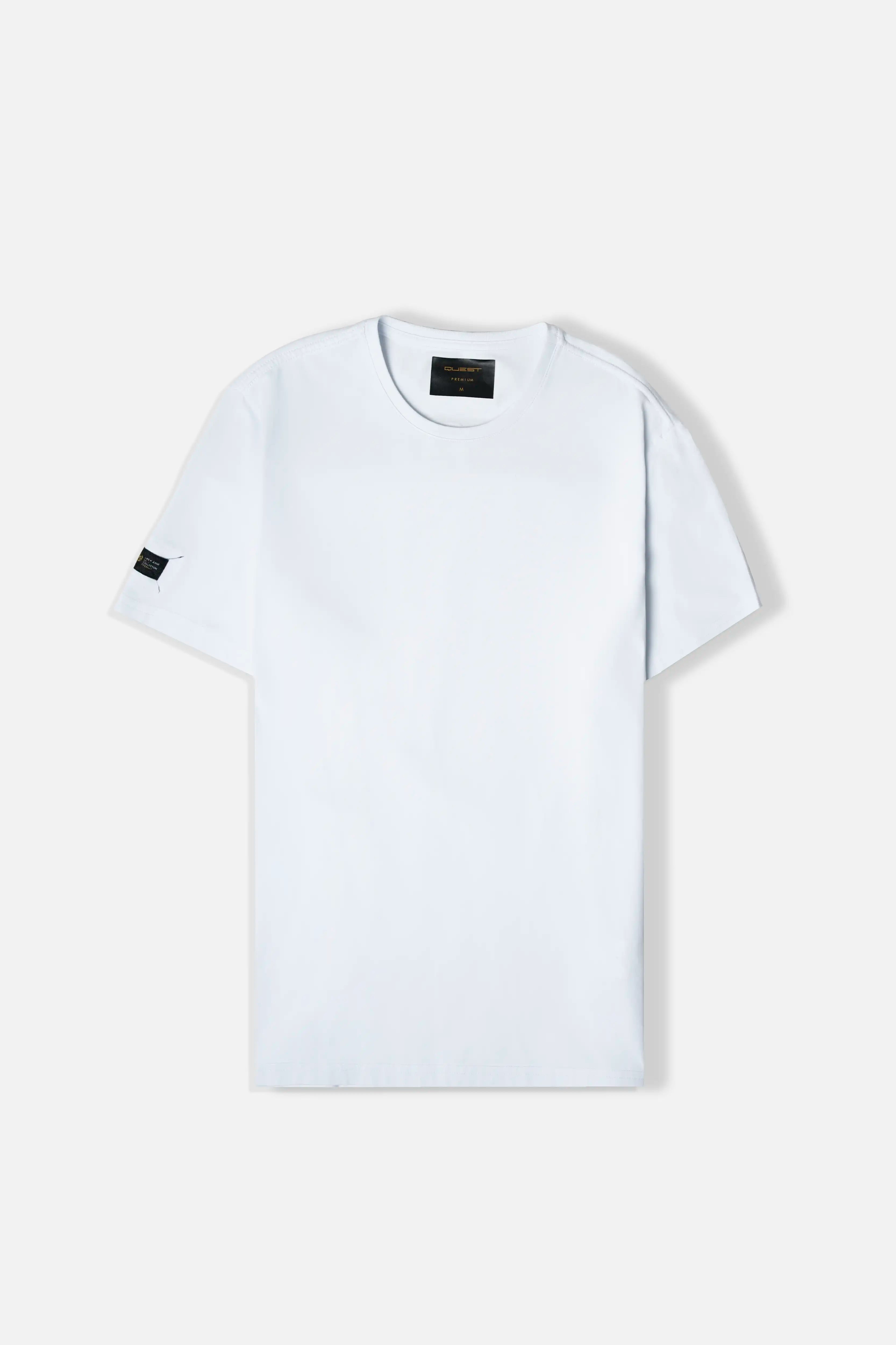 CAMISETA PREMIUM MANGA CORTA COLOR BLANCO