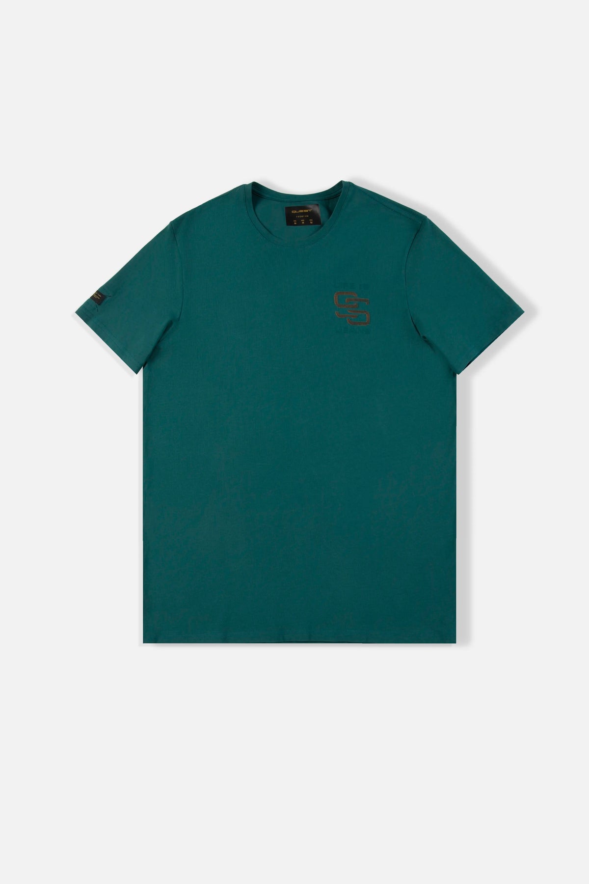 CAMISETA PREMIUM MANGA CORTA COLOR VERDE TEAL