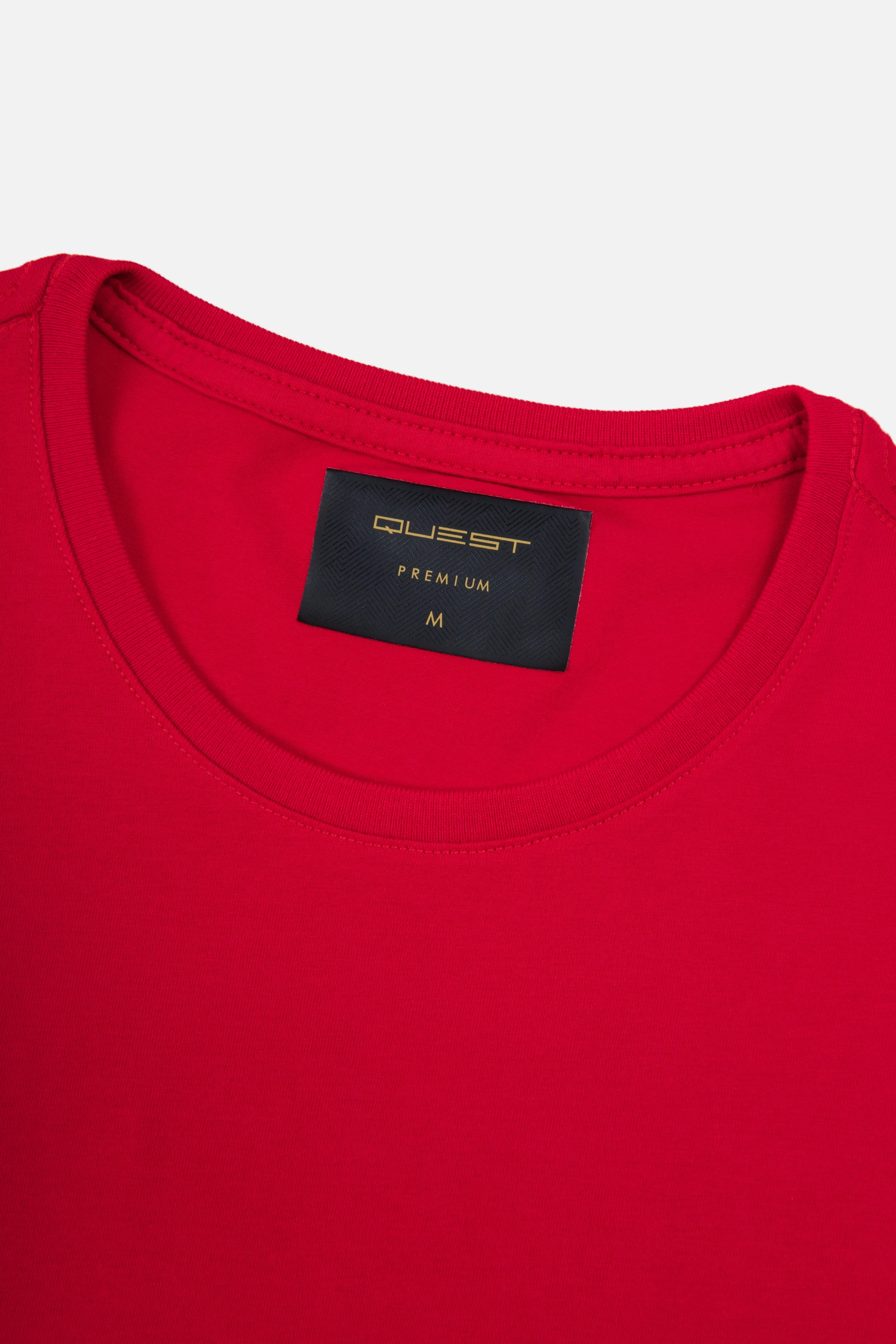 CAMISETA PREMIUM MANGA CORTA COLOR ROJO