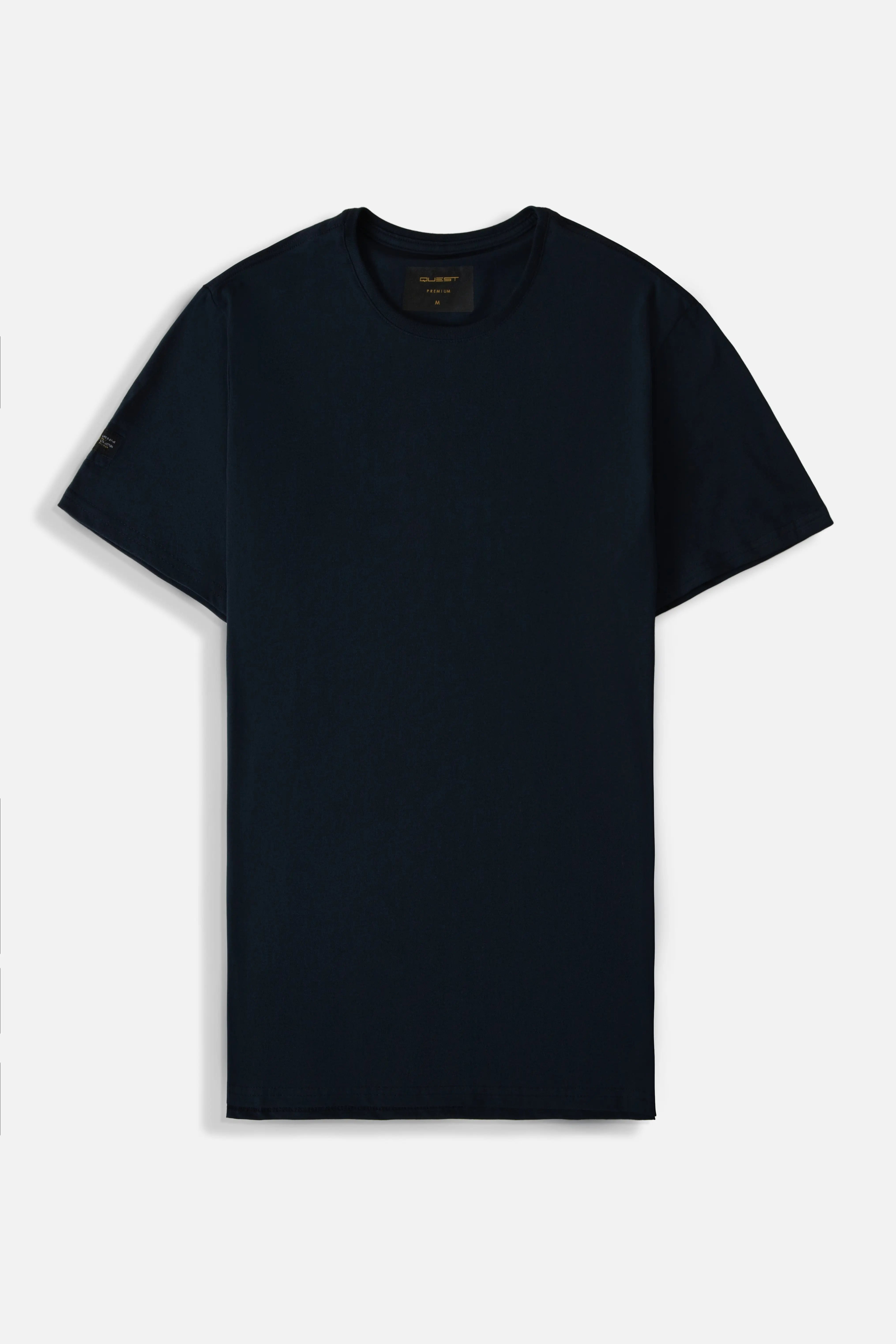 CAMISETA PREMIUM MANGA CORTA COLOR AZUL OSCURO
