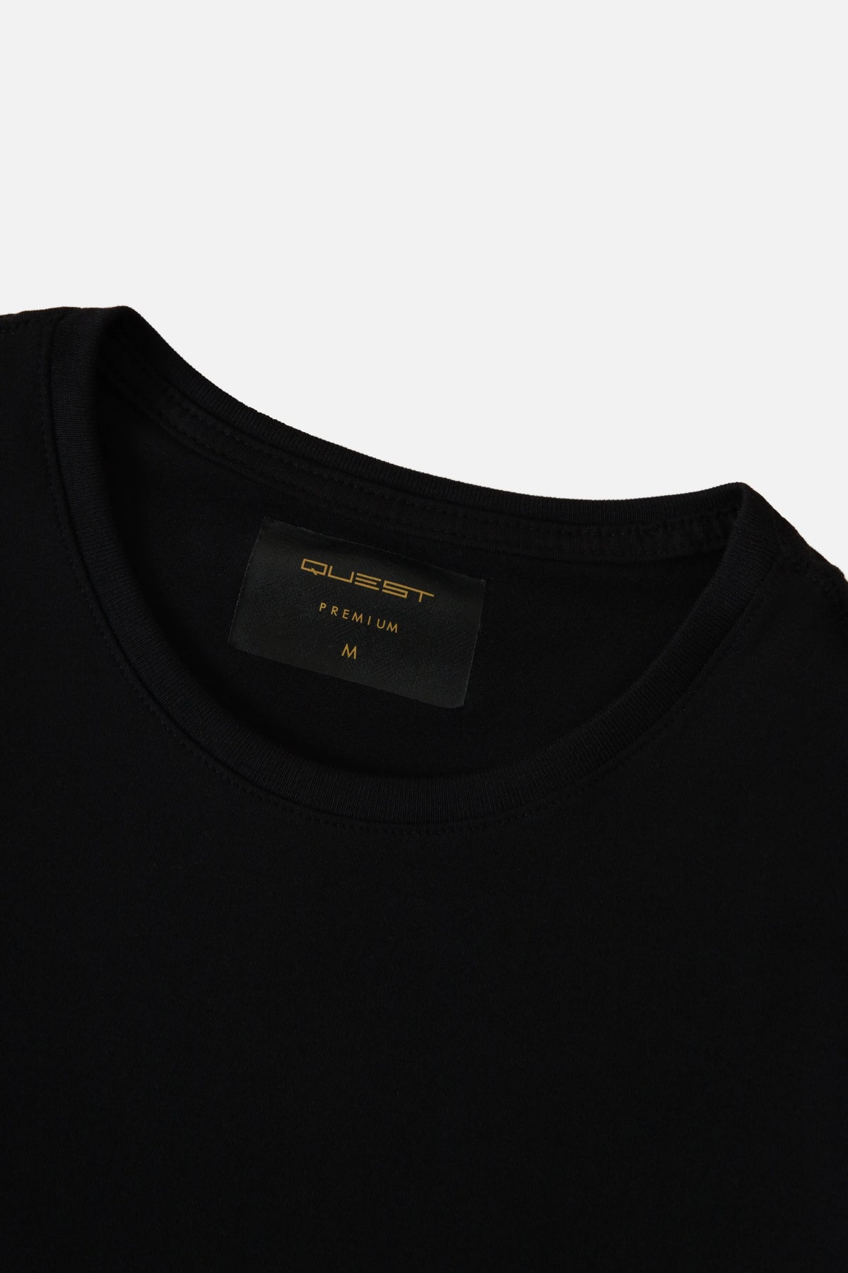 CAMISETA PREMIUM MANGA CORTA COLOR NEGRO