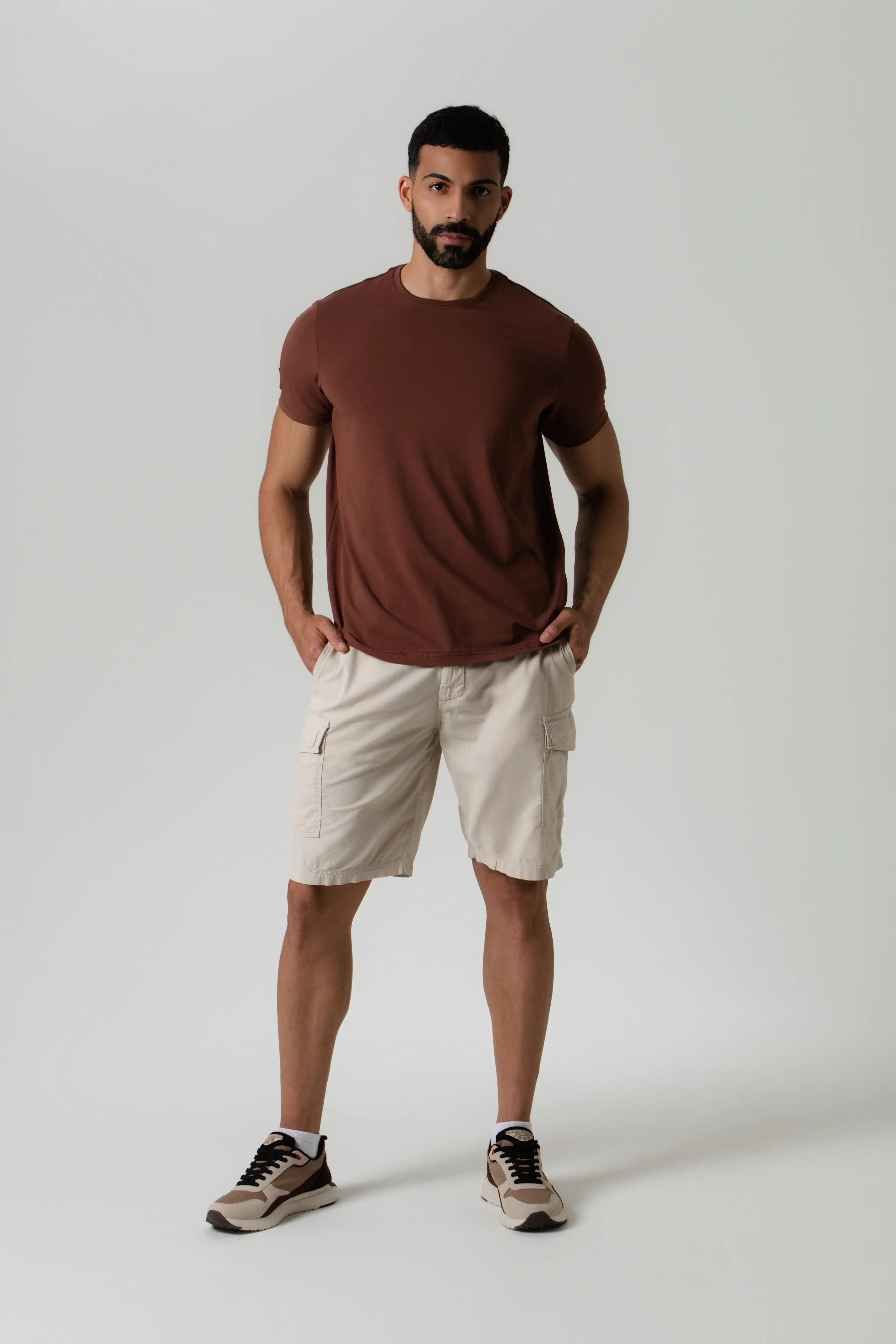 CAMISETA PREMIUM MANGA CORTA COLOR BRUNETTE