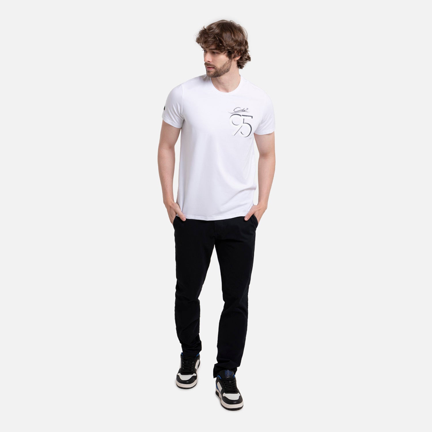 CAMISETA PREMIUM MANGA CORTA COLOR BLANCO OPTICO