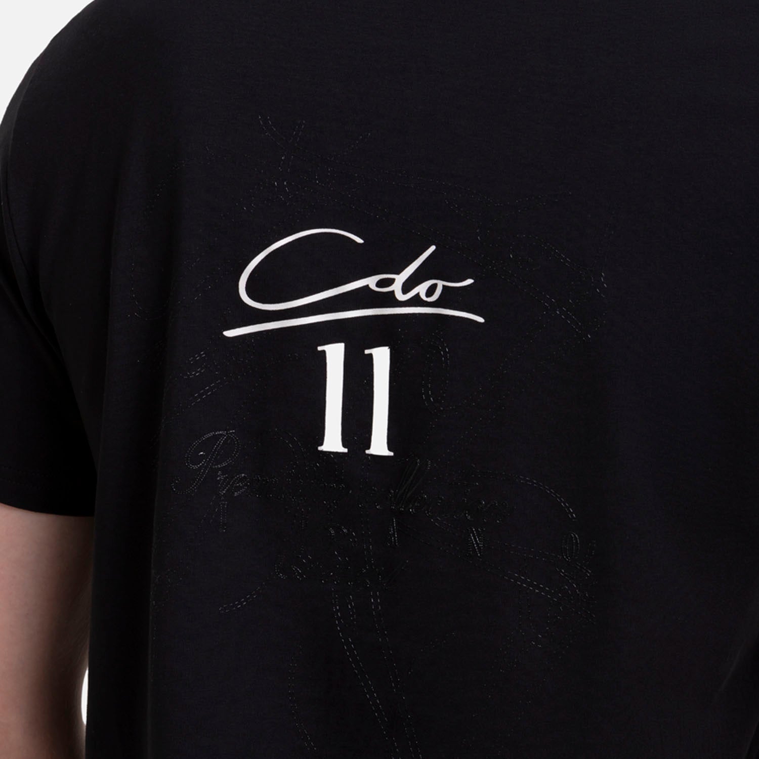 CAMISETA PREMIUM MANGA CORTA COLOR NEGRO