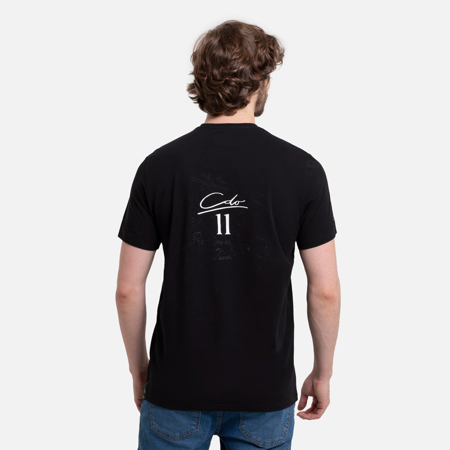 CAMISETA PREMIUM MANGA CORTA COLOR NEGRO