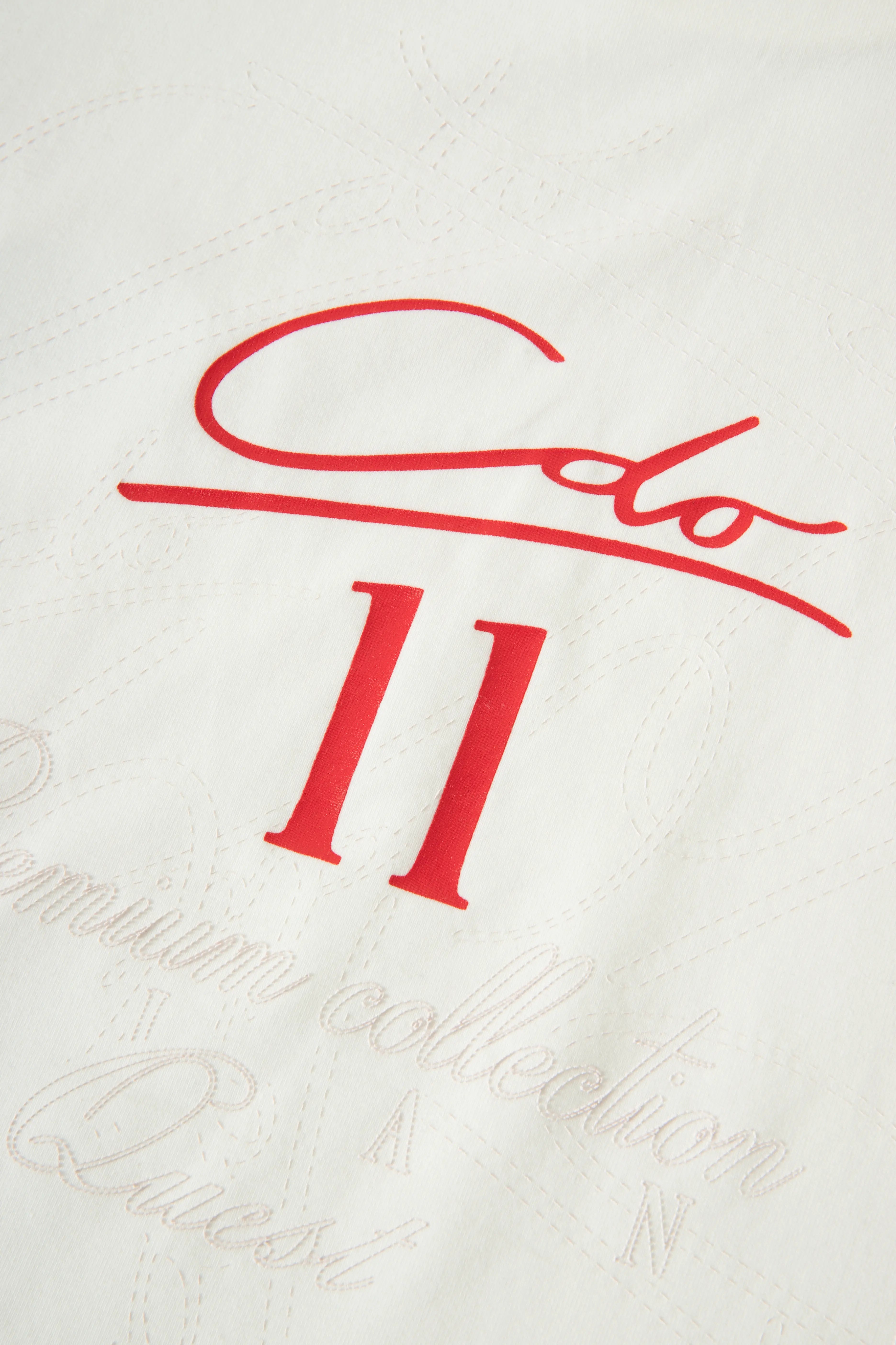 CAMISETA PREMIUM MANGA CORTA COLOR IVORY