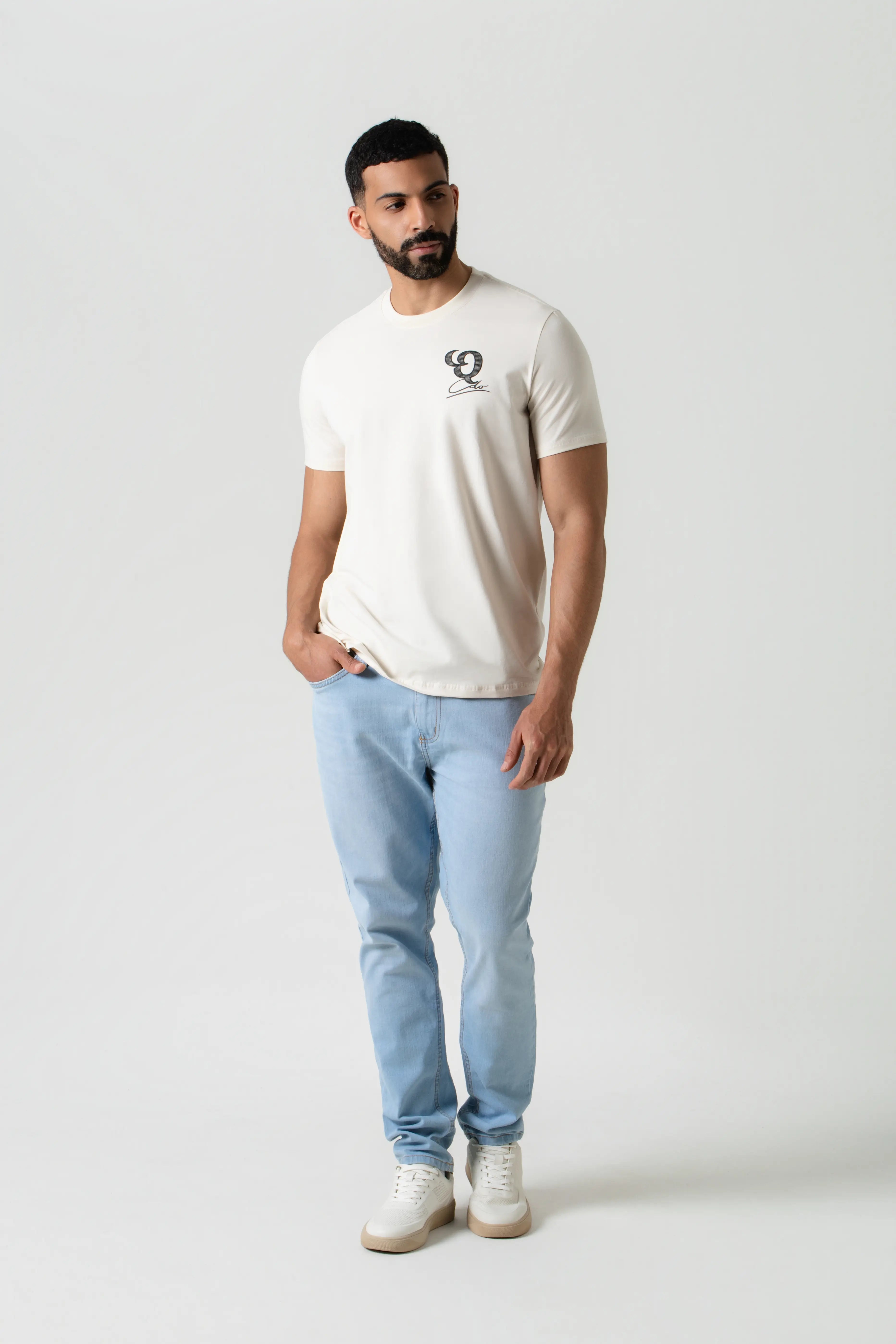 CAMISETA PREMIUM MANGA CORTA COLOR WHITECAP GRAY